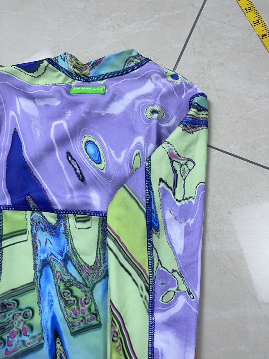 Designer ➕ paloma lira rare new wave designer Acid sport top ls Size L / US 10 / IT 46 - 6 Thumbnail