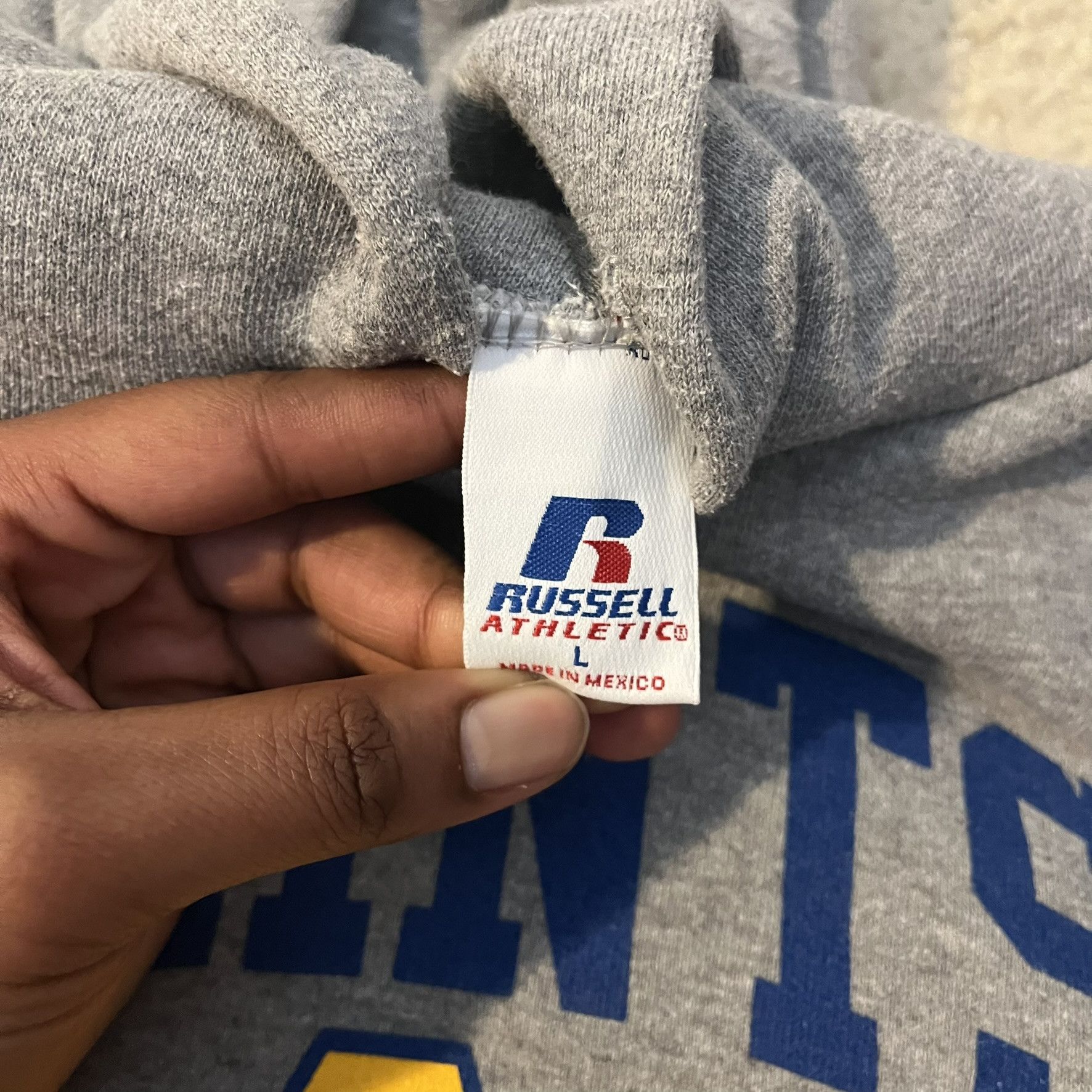Russell Athletic 00s 2000s Saints Basketball Sportswear Graphic Hoodie Size US L / EU 52-54 / 3 - 6 Thumbnail