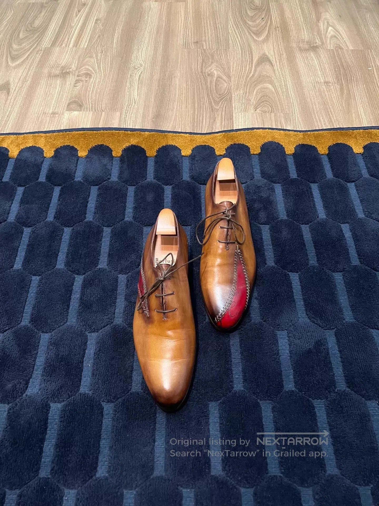 Berluti Multi-Color Leather Formal Oxford Shoes. Size US 7.5 / EU 40-41 - 1 Thumbnail