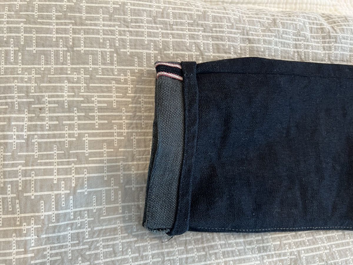 Momotaro Jeans 0306-52G "Indigo x Grey" 18oz Selvedge Denim Size US 34 / EU 50 - 9 Thumbnail