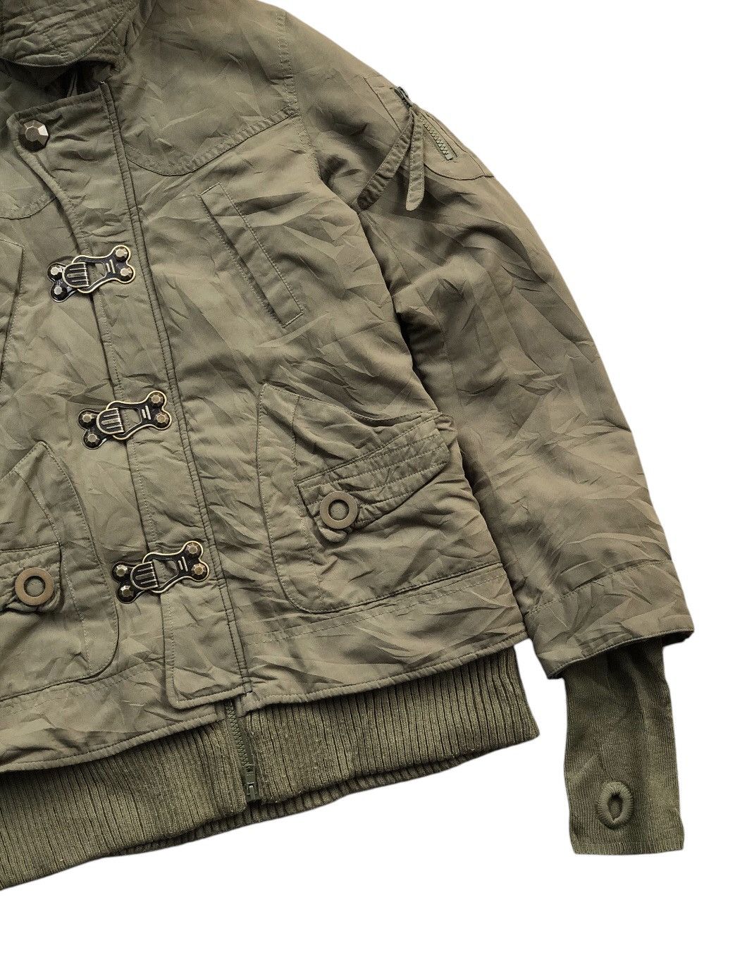 If Six Was Nine × Japanese Brand × Le Grande Bleu (L.G.B.) SLY Gimmick Fur Parka Cargo Jacket Ifsixwasnine Style Size US S / EU 44-46 / 1 - 3 Thumbnail