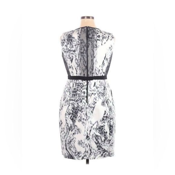 Elie Tahari ELIE TAHARI size 14 b&w animal print dress in excellent cond Size XL / US 12-14 / IT 48-50 - 2 Thumbnail