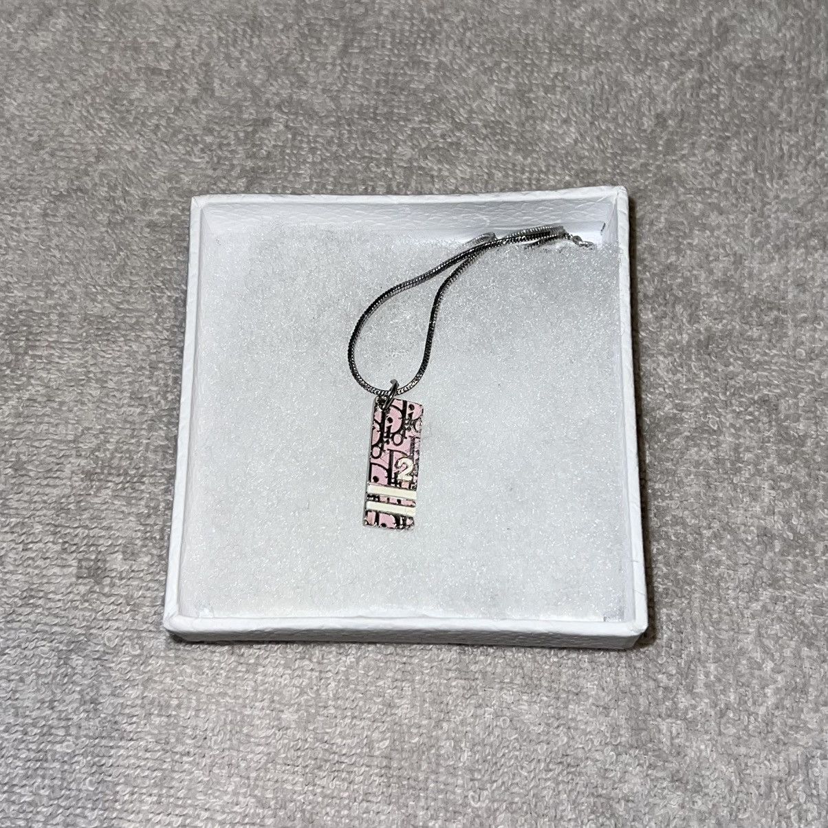 Dior Y2K 2000s VINTAGE PINK DIOR TROTTER NECKLACE Size ONE SIZE - 2 Thumbnail
