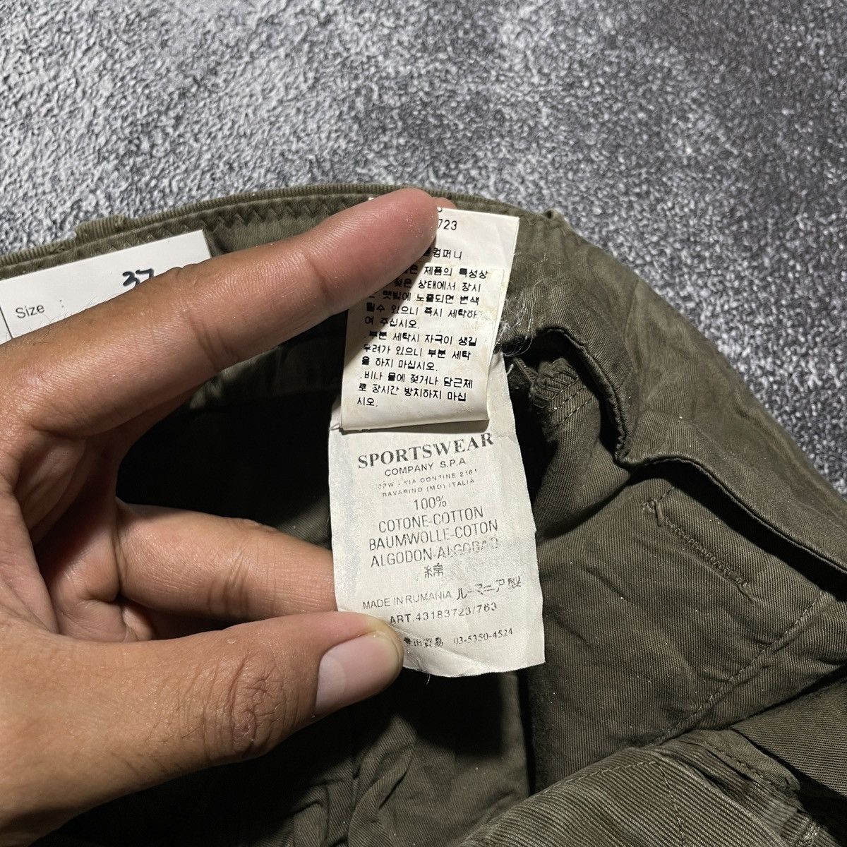 C.P. Company × Junya Watanabe C.P. Company Green Army Chinos Size US 35 - 6 Thumbnail