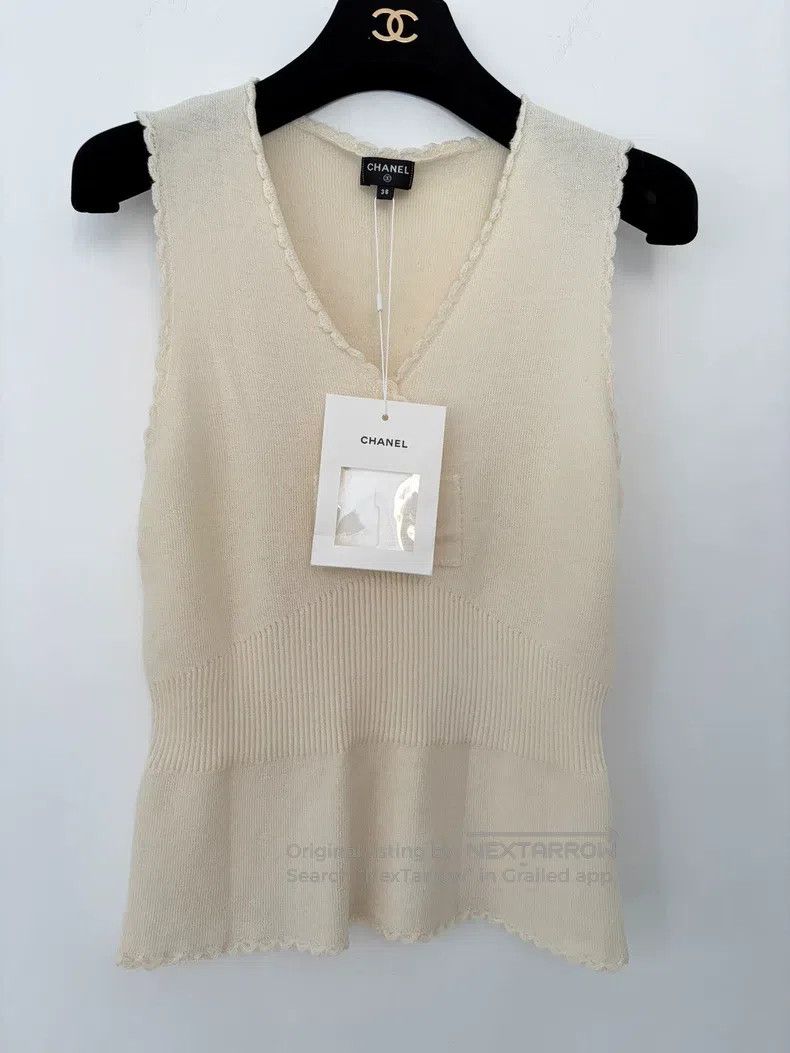 Chanel Chanel Autumn and winter wool letter logo embroidery V-nec Size XS / US 0-2 / IT 36-38 - 2 Thumbnail