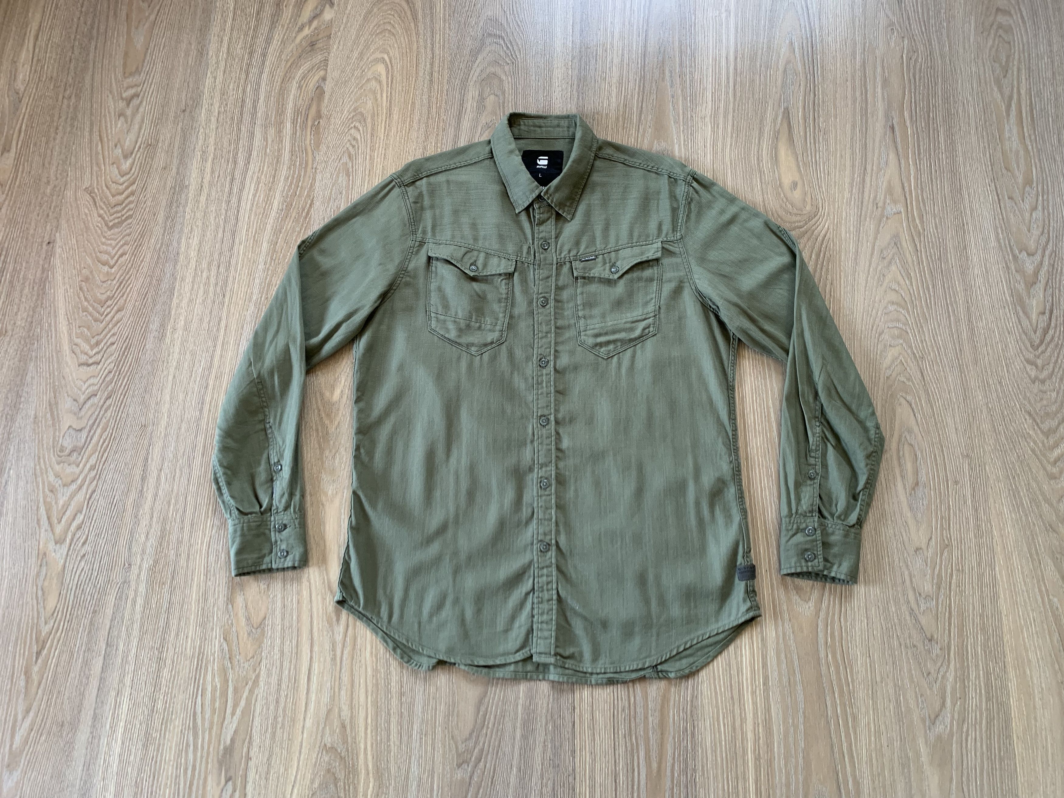 G-Star × Vintage G-Star Raw Arc 3D Long Sleeve Shirt Size US L / EU 52-54 / 3 - 1 Thumbnail