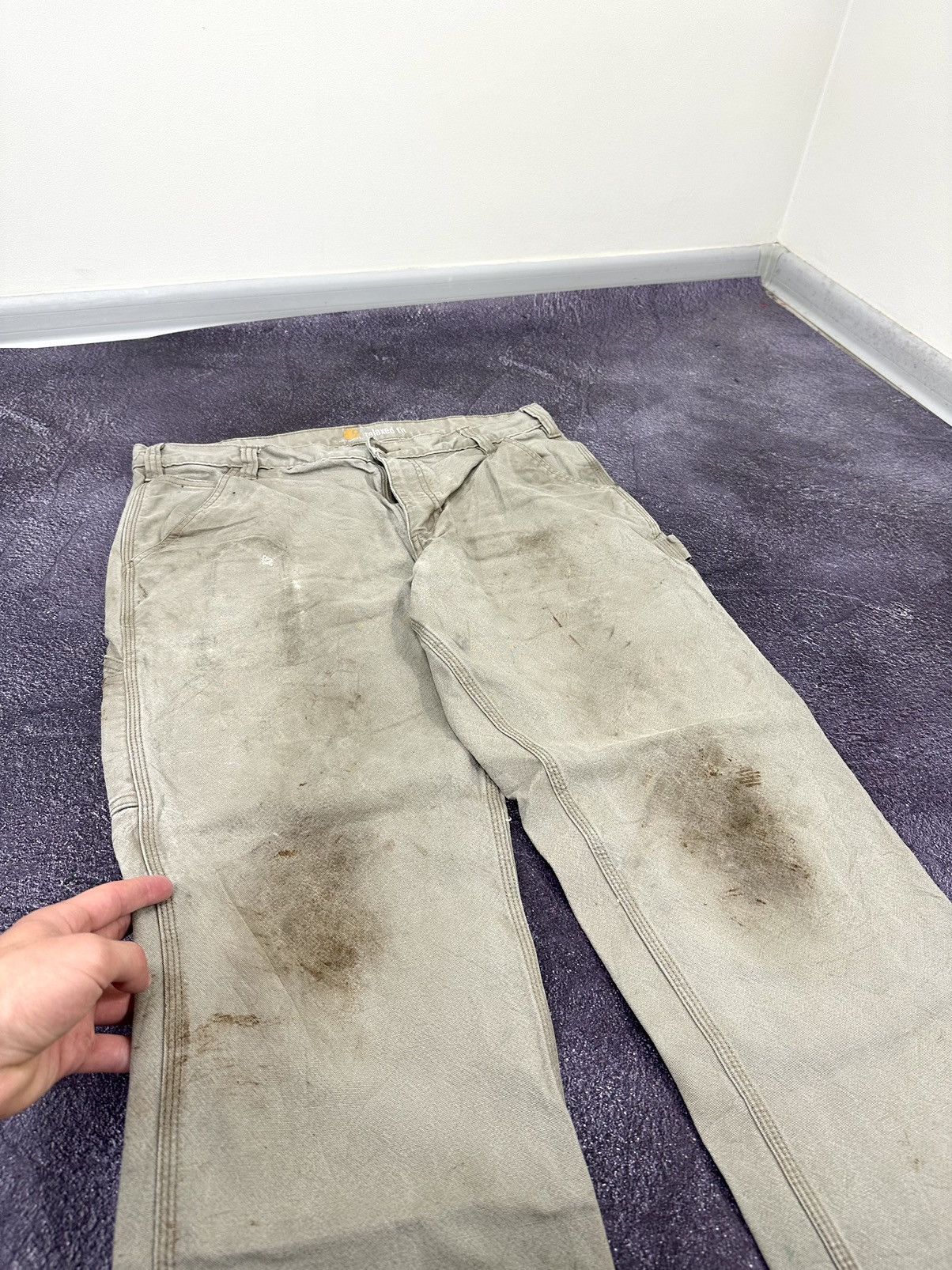 Carhartt Vintage Carhartt Distressed Cargo Carpenter Baggy Work Pants Size US 36 / EU 52 - 7 Thumbnail