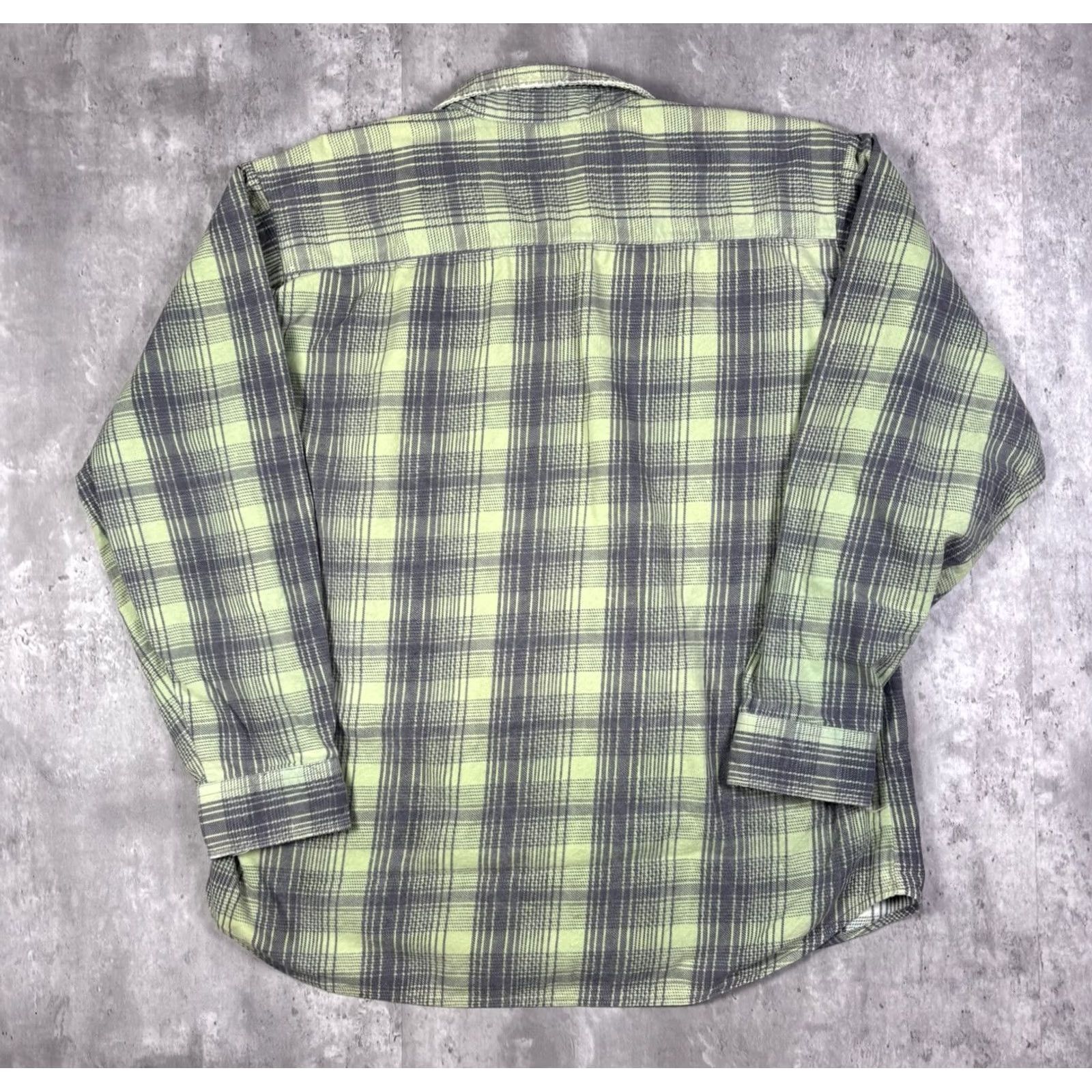 Vintage VINTAGE 90s Green Plaid Flannel Shirt Mens L Button Down Outdoors Hunting Size US L / EU 52-54 / 3 - 2 Thumbnail
