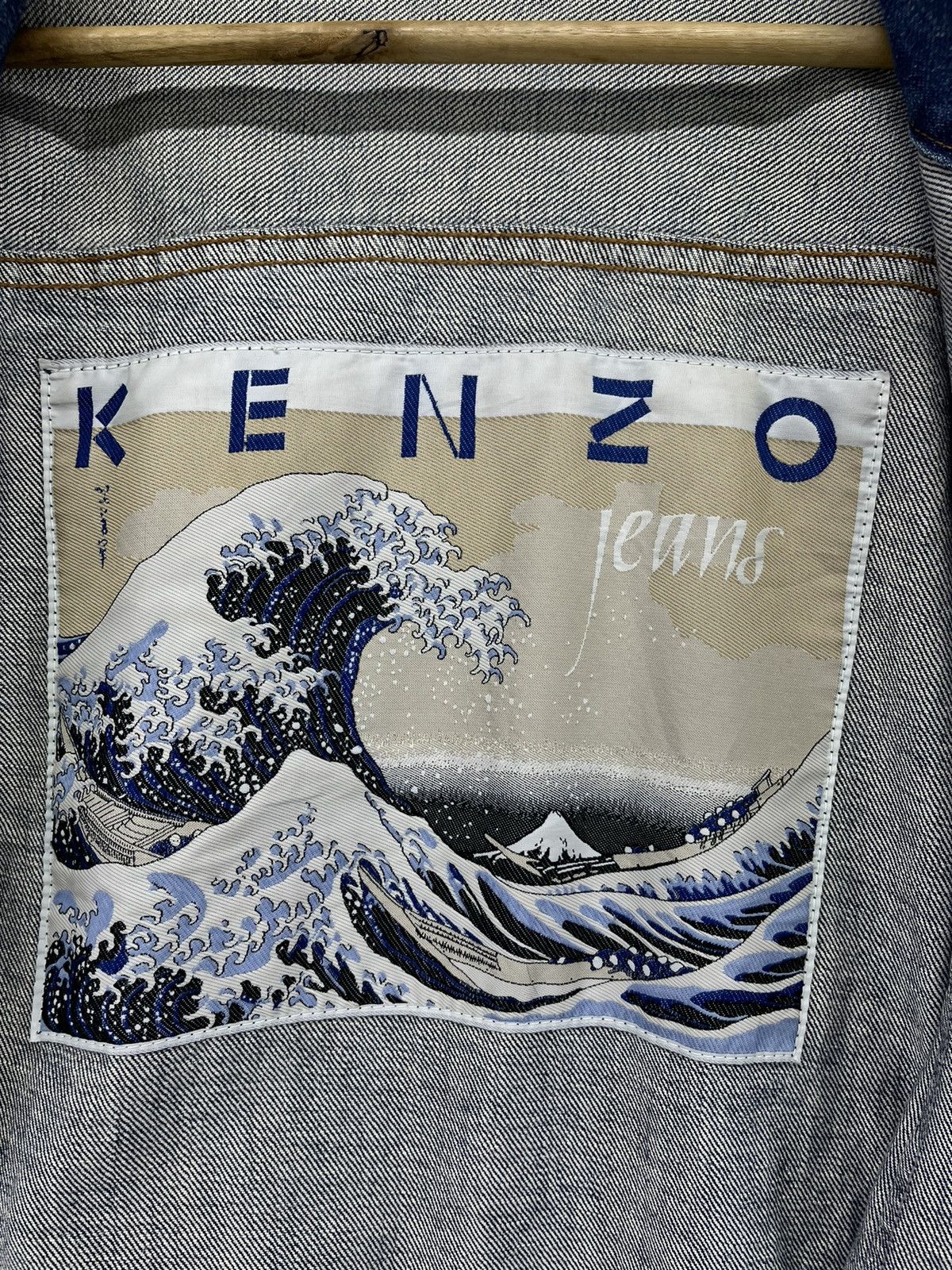 Kenzo Vintage 90s Kenzo Trucker Denim Jacket Size US L / EU 52-54 / 3 - 7 Thumbnail