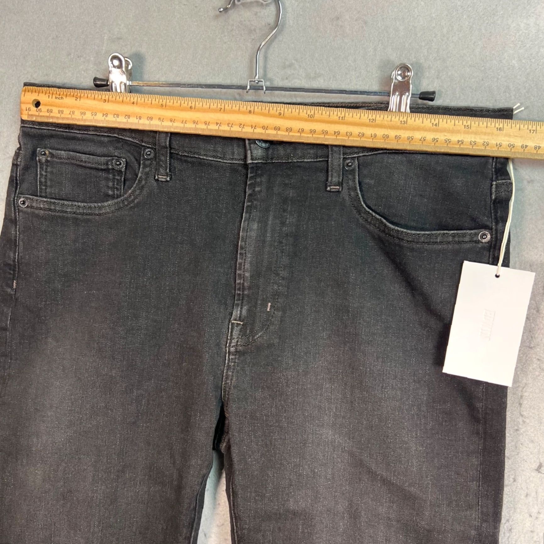 Edwin Edwin Elin Crop Straight Fit Black Denim Jeans Womens Size 32 Cotton Blend Denim Size 24" / US 00 / IT 34 - 6 Thumbnail