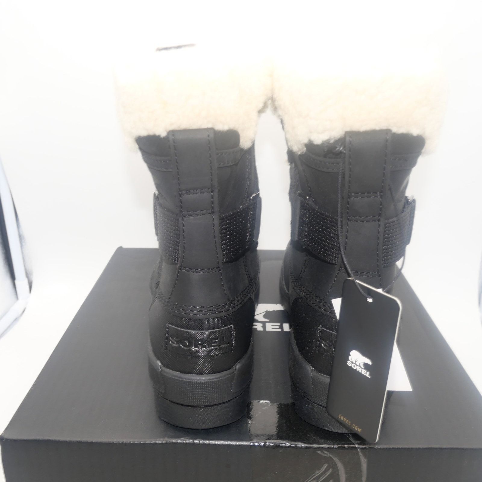 SOREL NEW Sorel Tivoli IV Parc Waterproof Boots Black Sea Salt Size US 6 / IT 36 - 9 Thumbnail