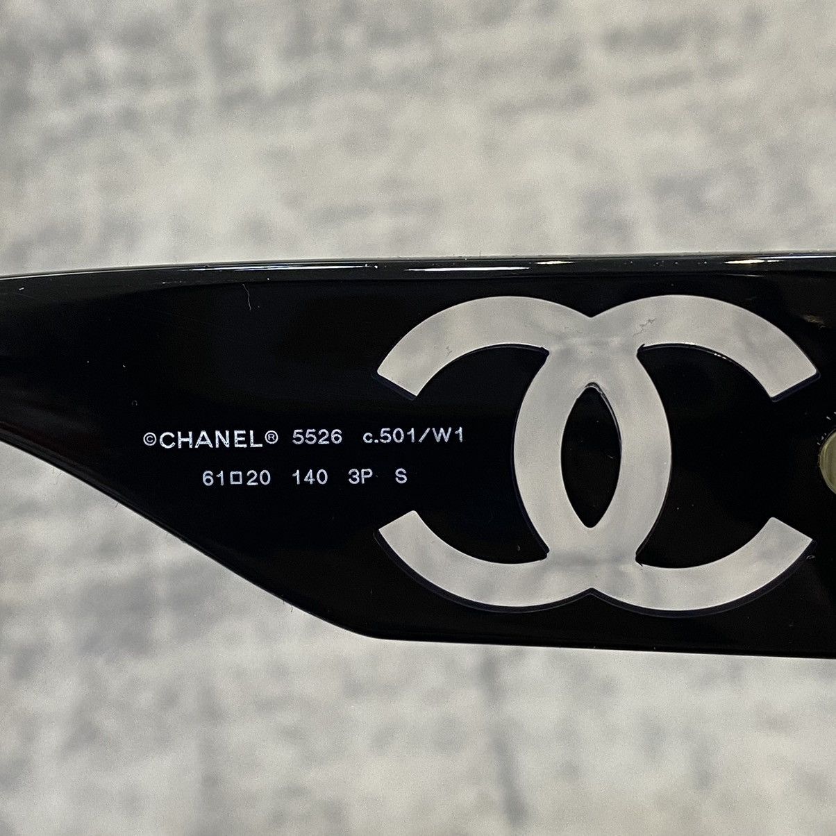 Chanel CHANEL 0CH5526 C501W1 BLACK GREY Size ONE SIZE - 7 Thumbnail