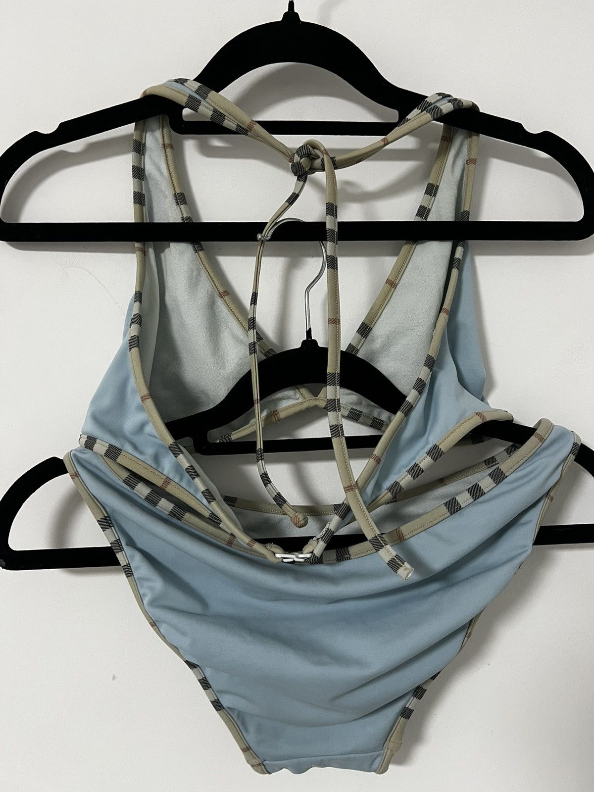 Burberry Bikini two pieces m blue nova check Size 29" - 3 Thumbnail