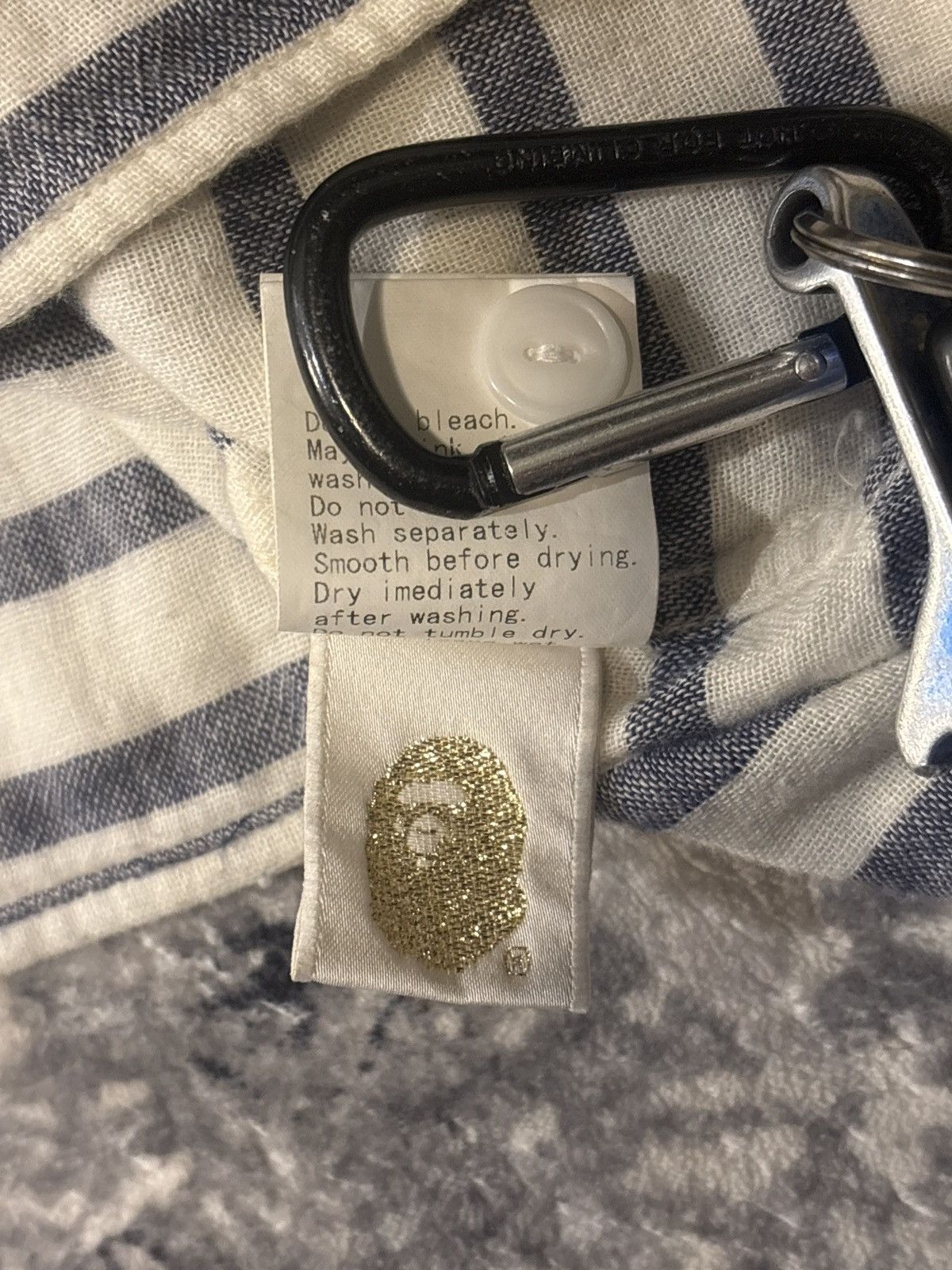 Bape BAPE Border Stripe Flannel Size US XL / EU 56 / 4 - 6 Thumbnail
