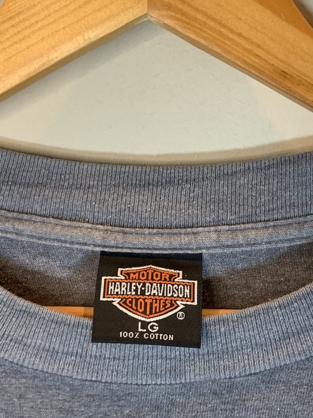 Harley Davidson RARE Vintage 80s Harley Davidson Atlanta Single Stitch Shirt Size US L / EU 52-54 / 3 - 10 Thumbnail