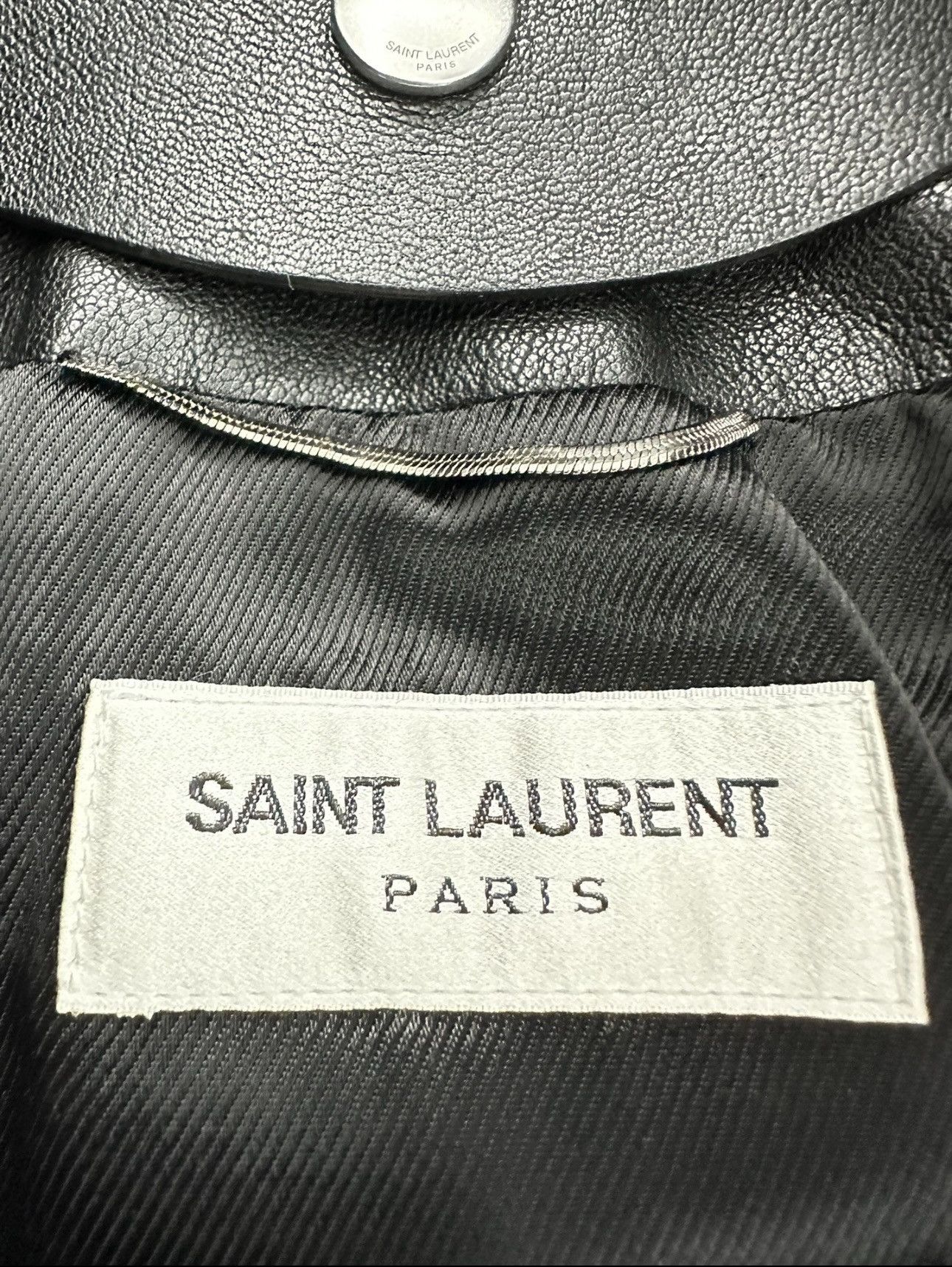 Saint Laurent Paris Saint Laurent Paris FW16 Fur Collar Leather jacket Size US S / EU 44-46 / 1 - 5 Thumbnail