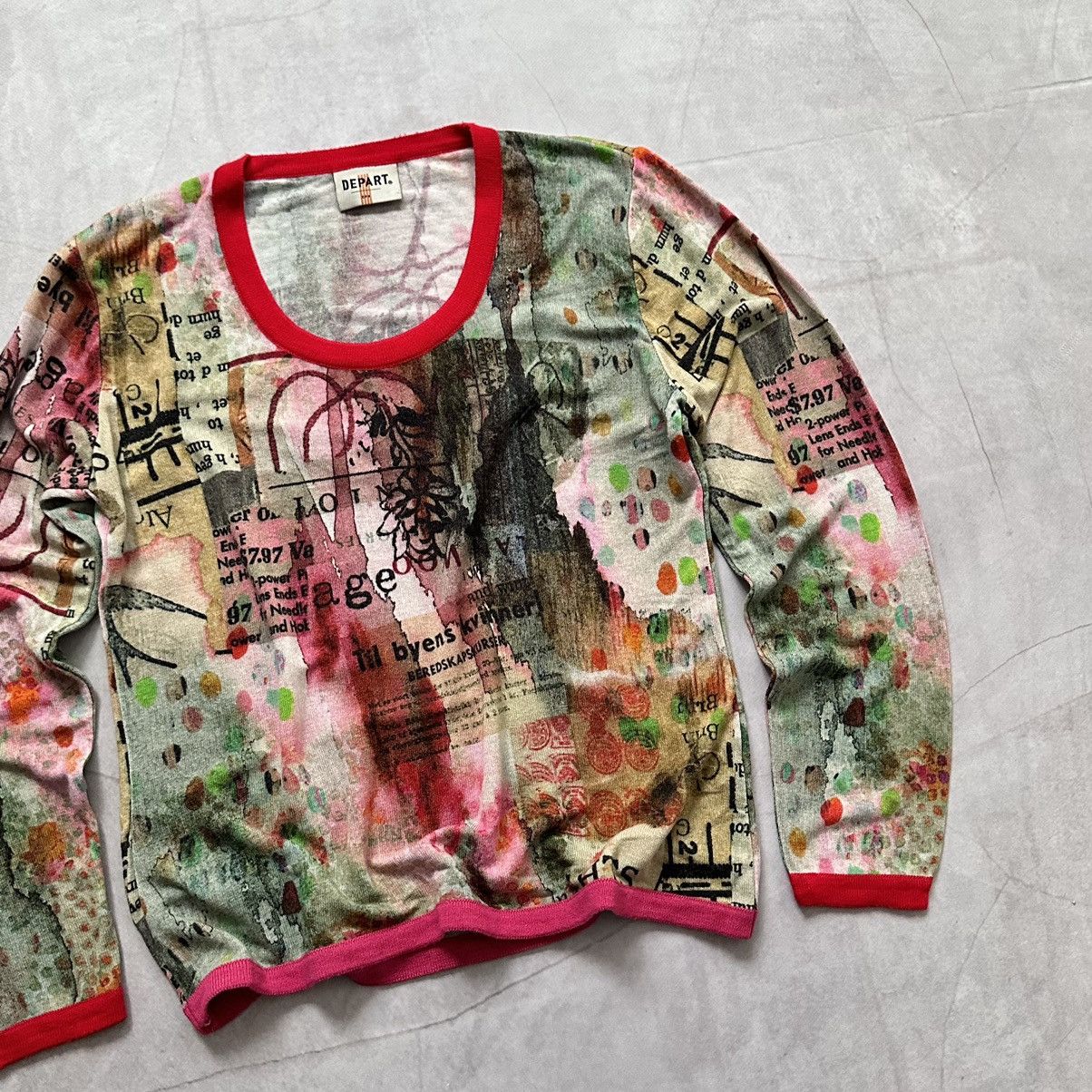 Hysteric Glamour 00s Hysteric Glamour Style Long Sleeve Sweater LGB Size M / US 6-8 / IT 42-44 - 2 Thumbnail