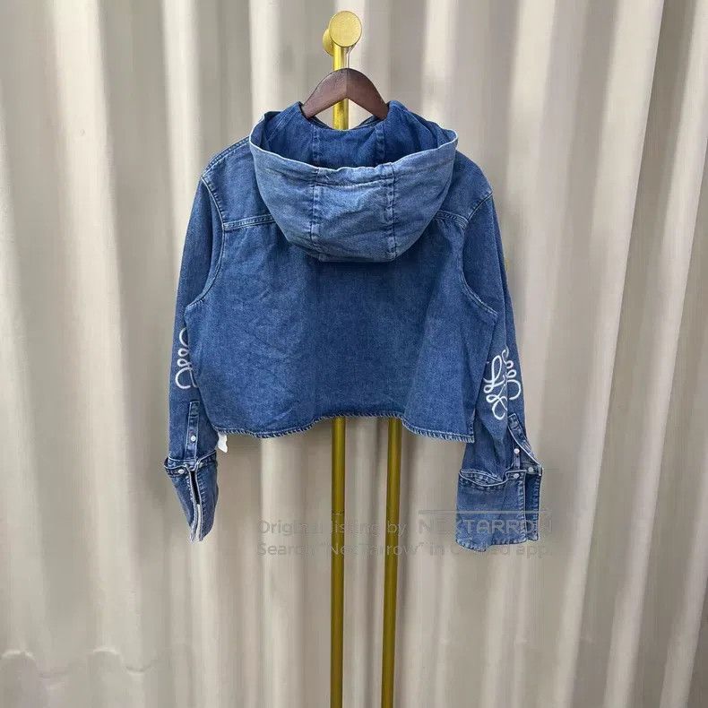 Loewe Loewe Double Sleeve Logo Denim Jacket Size S / US 4 / IT 40 - 2 Thumbnail