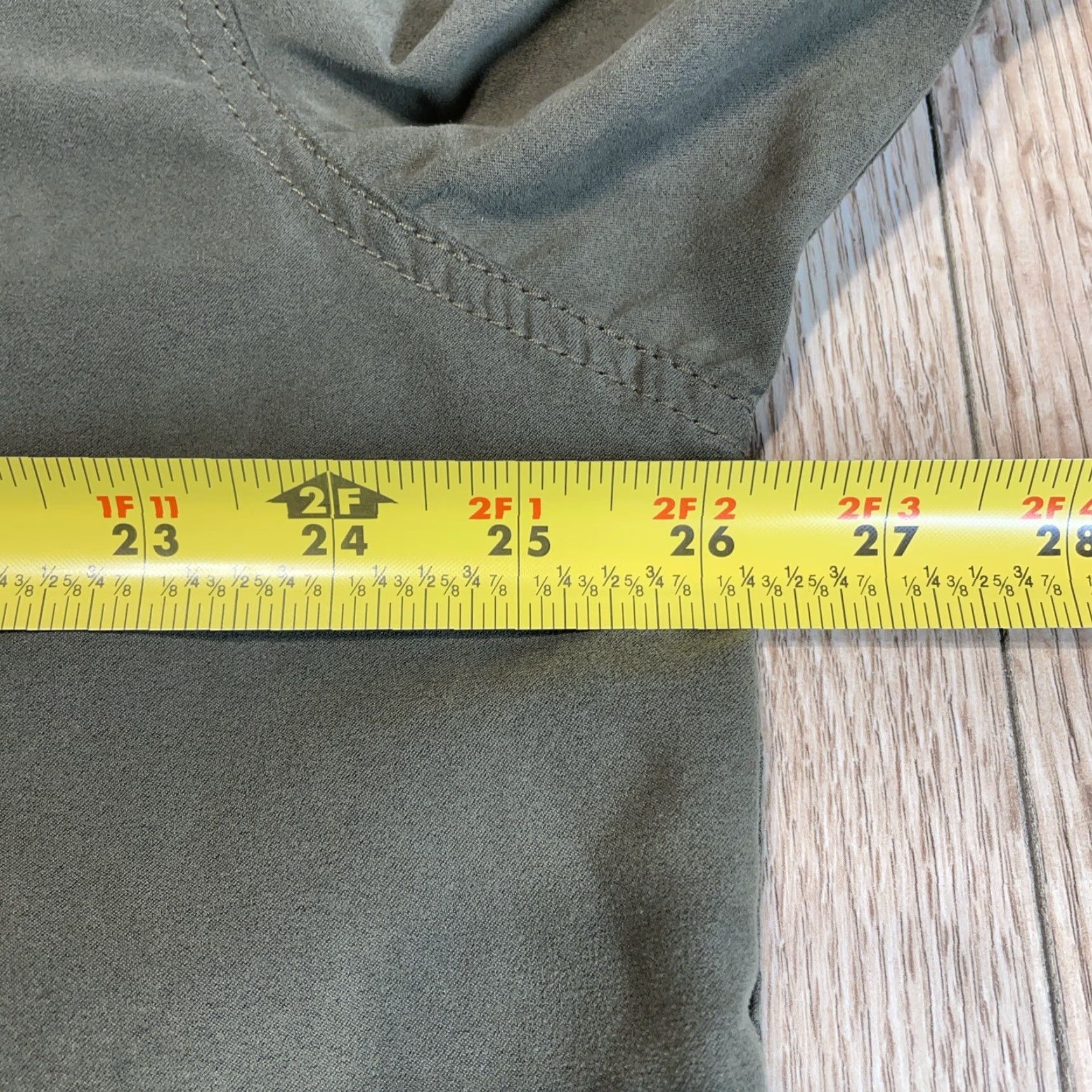 Olive VINTAGE North River Outfitters Shirt Mens XL Olive Green Button Up Elbow Patches Size US XL / EU 56 / 4 - 6 Thumbnail