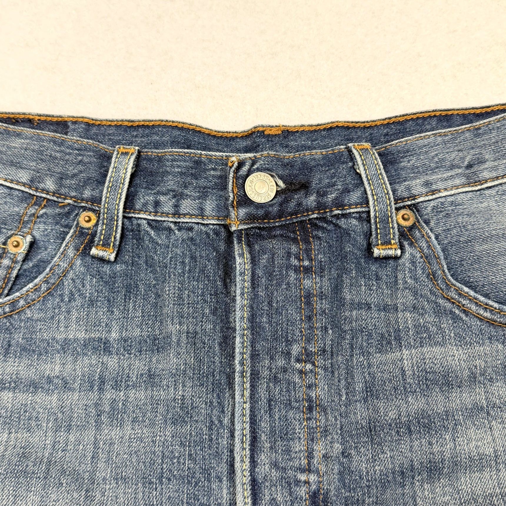 Levi's Levi's Shorts Womens 31 Blue Denim Cut-Off Distressed Frayed Hem Casual Size 24" / US 00 / IT 34 - 2 Thumbnail