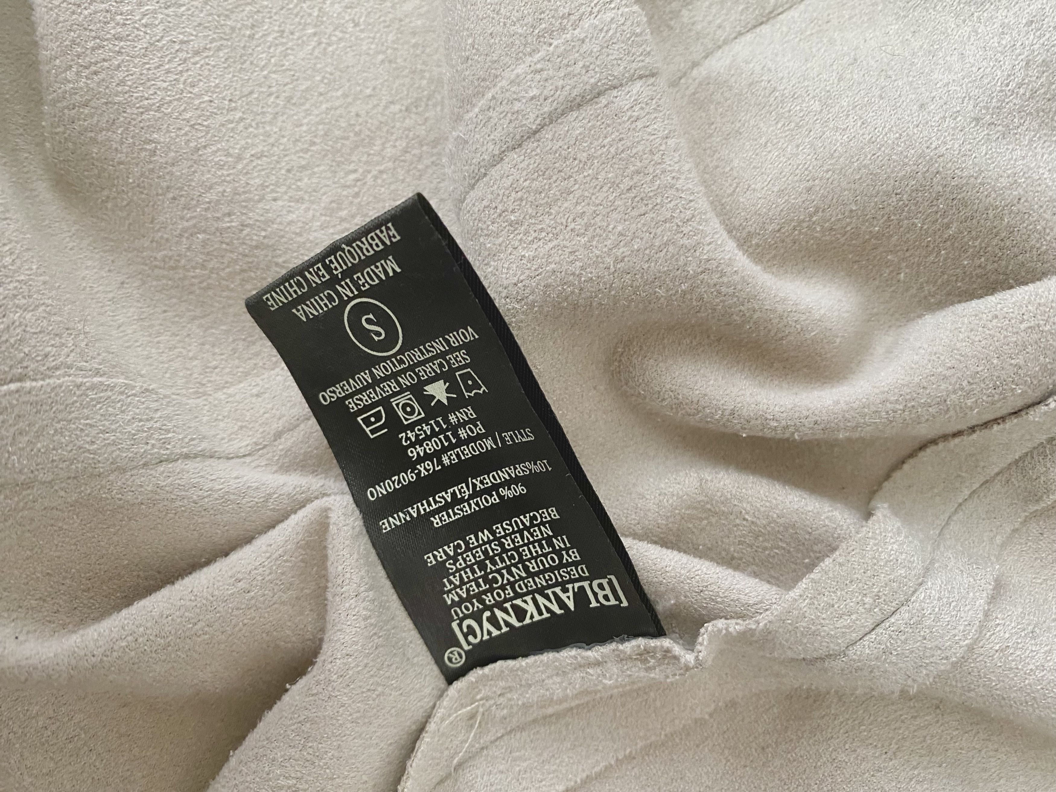 Vintage BlankNYC - Grey Mimicked Suede Drape Coat Size M / US 6-8 / IT 42-44 - 10 Thumbnail