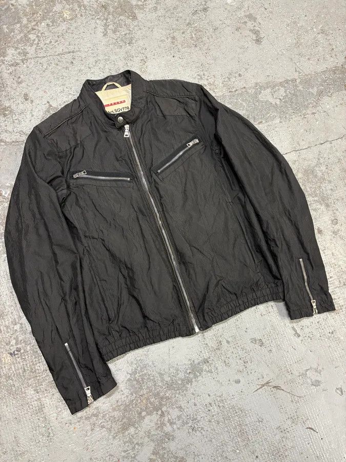 Prada 2000s Prada Black Minimalist Jacket Size US M / EU 48-50 / 2 - 4 Thumbnail