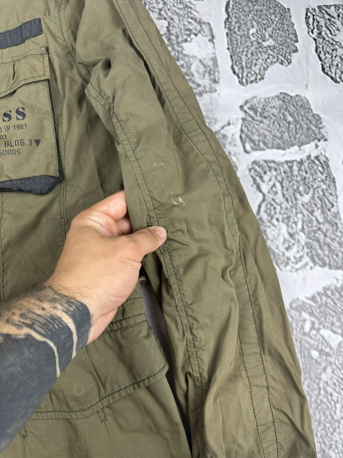 Guess Vintage Guess Military Jacket Size US XL / EU 56 / 4 - 4 Thumbnail