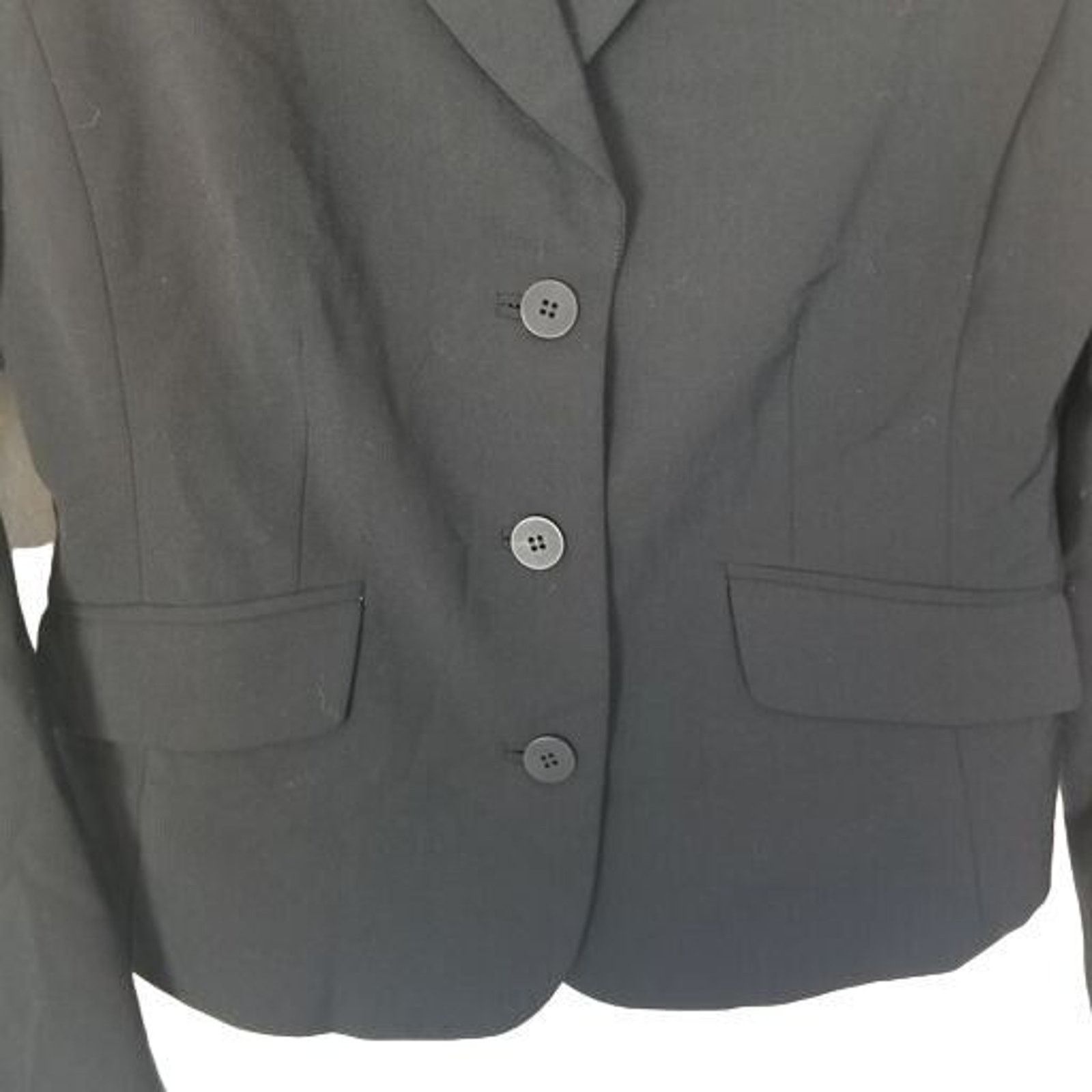 Eileen Fisher Eileen Fisher Womens Classic Blazer 4 Career Quiet Luxury Size S / US 4 / IT 40 - 3 Thumbnail