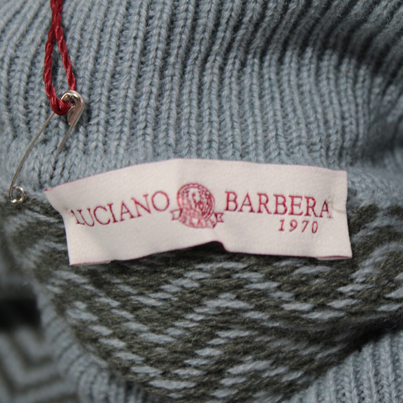 Luciano Barbera Luciano Barbera Sweater Size US XL in Blue Size US XL / EU 56 / 4 - 7 Thumbnail
