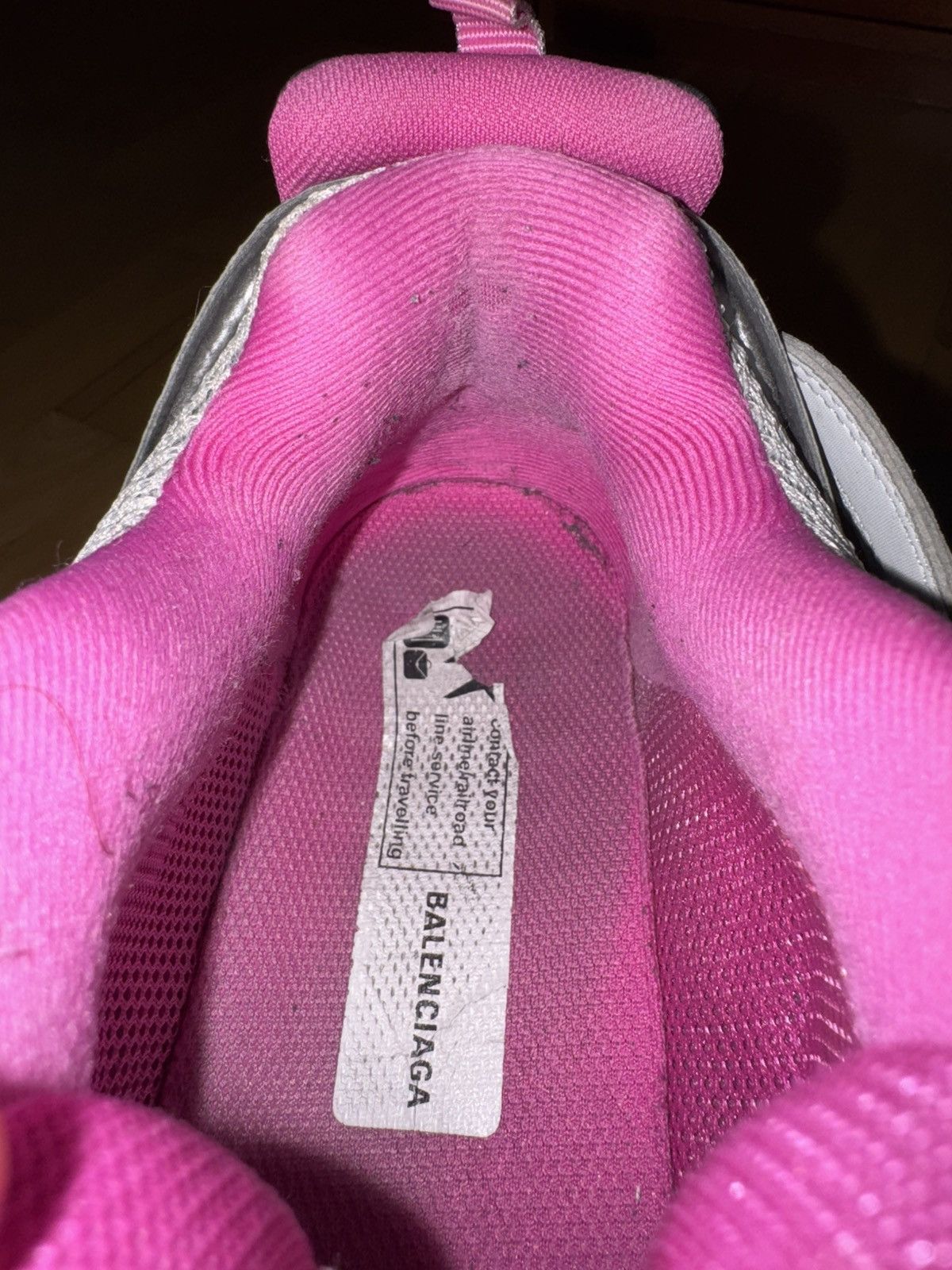 Balenciaga Balenciaga LED Track Black Pink Grey Size US 8 / EU 41 - 13 Thumbnail
