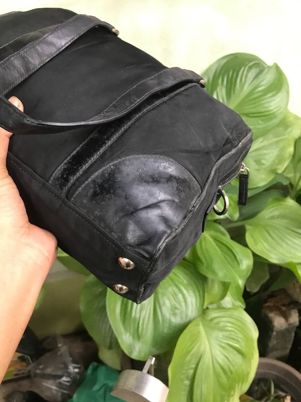 Prada × Vintage Vintage Prada Tessuto Satchel Size ONE SIZE - 8 Thumbnail