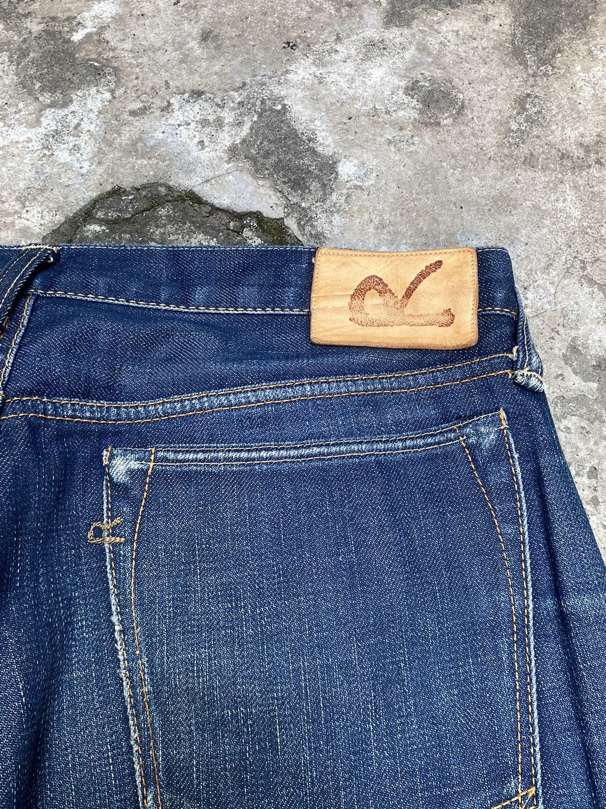 45rpm Distressed 45RPM Selvedge Denim Pants Size US 32 / EU 48 - 4 Thumbnail