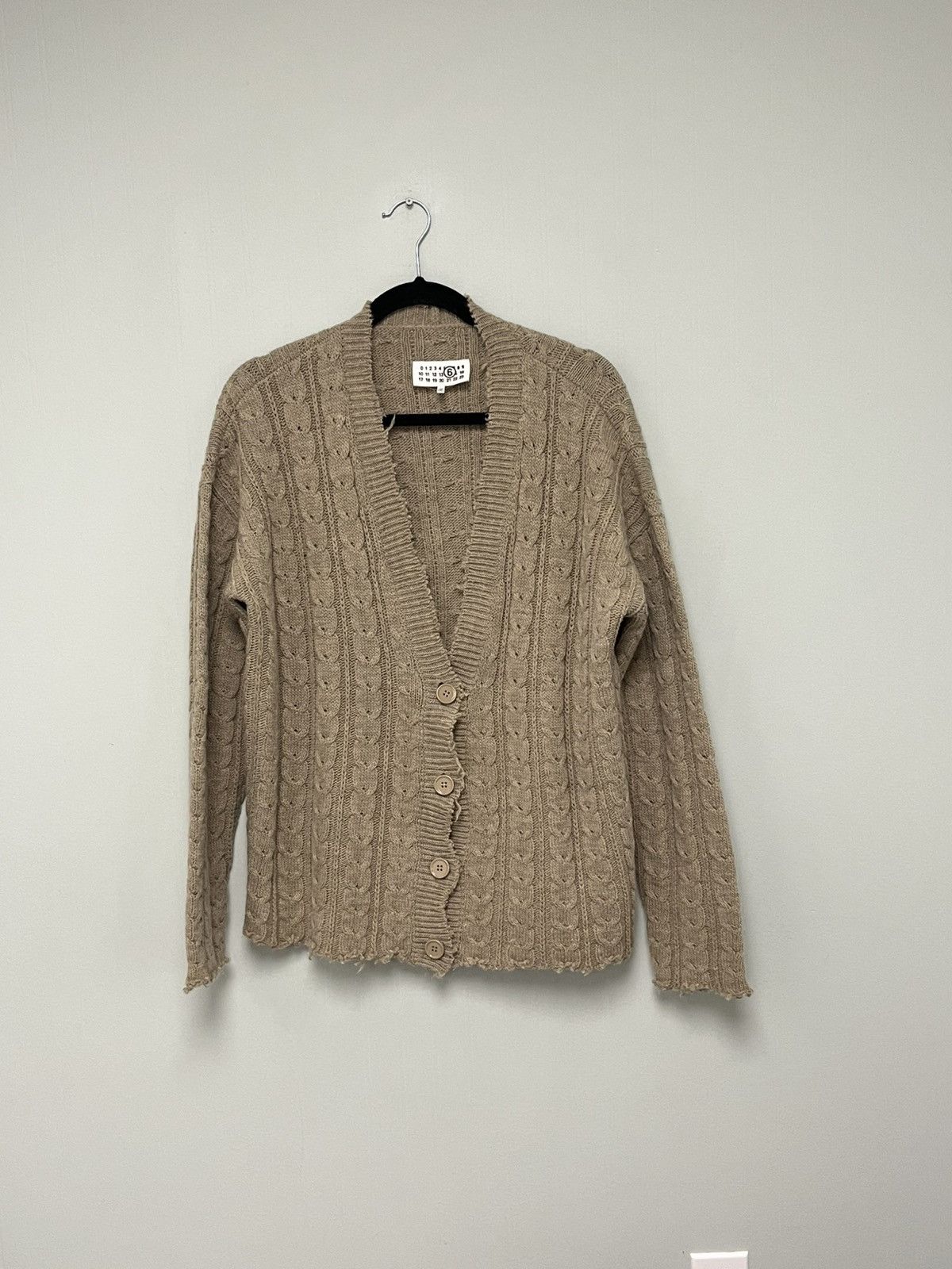 Maison Margiela Oversized Cutoff Destroyed Cardigan Size US XS / EU 42 / 0 - 6 Thumbnail