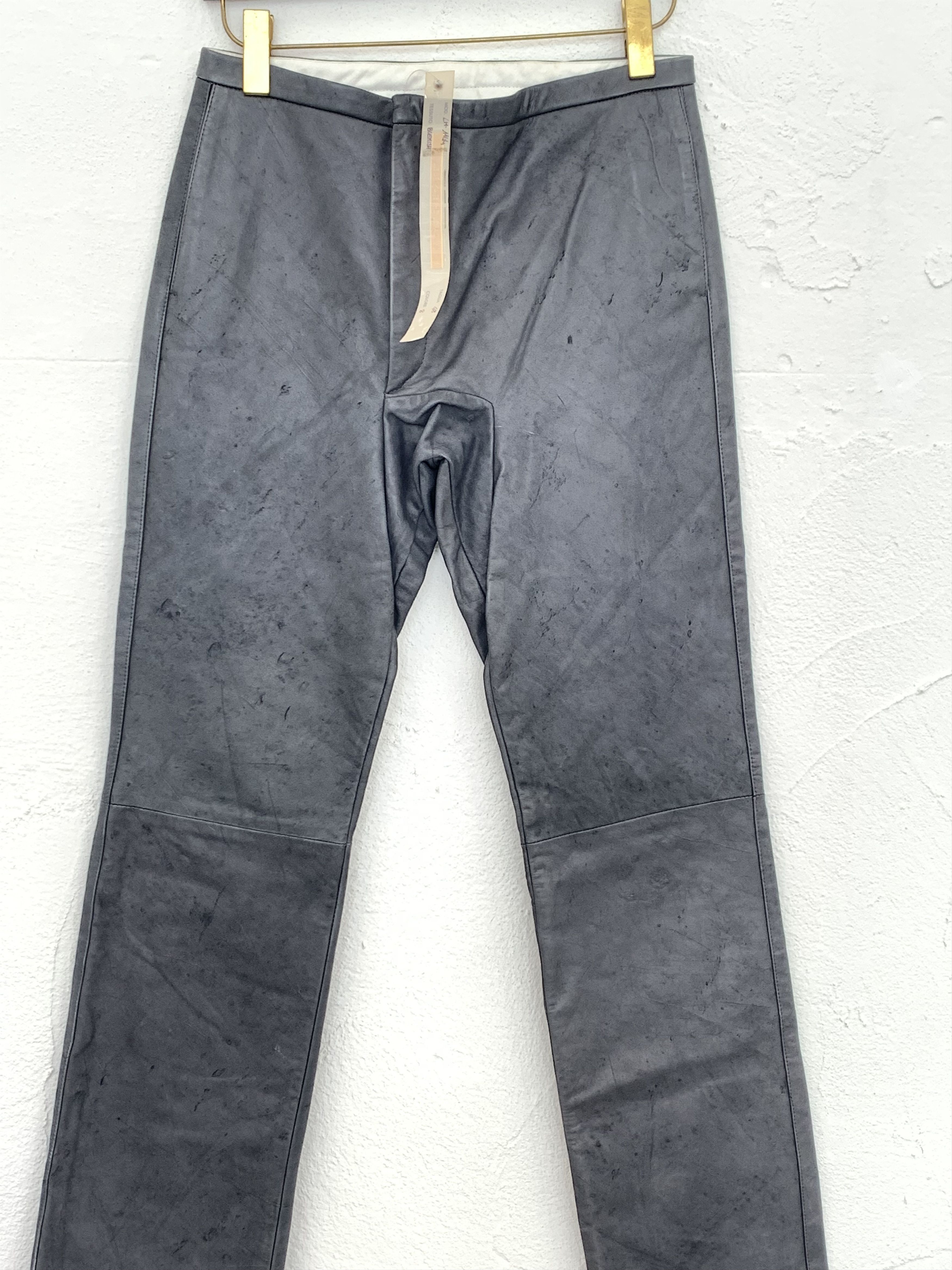 Carol Christian Poell SAMPLE CAROL CHRISTIAN POELL FALL 00 01 LEATHER PANTS Size US 32 / EU 48 - 7 Thumbnail