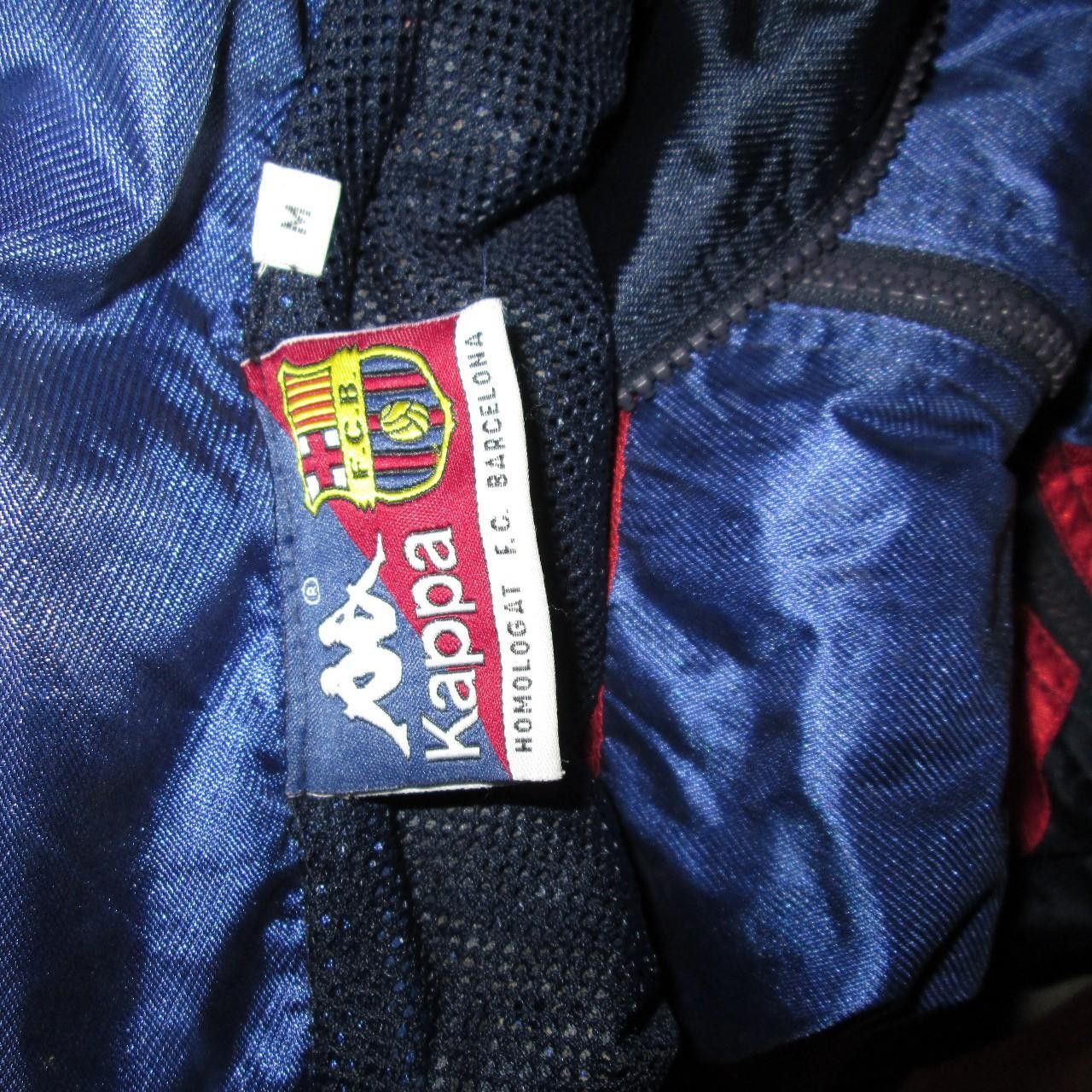 Kappa Fc Barcelona Spain 1995 1996 1997 Camiseta Jacket Jersey Size US L / EU 52-54 / 3 - 3 Thumbnail