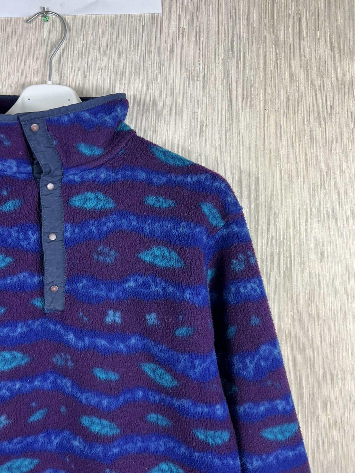 L.L. Bean Vintage L.L. Bean 90s synchilla leaf patterned retro fleece Size US M / EU 48-50 / 2 - 3 Thumbnail