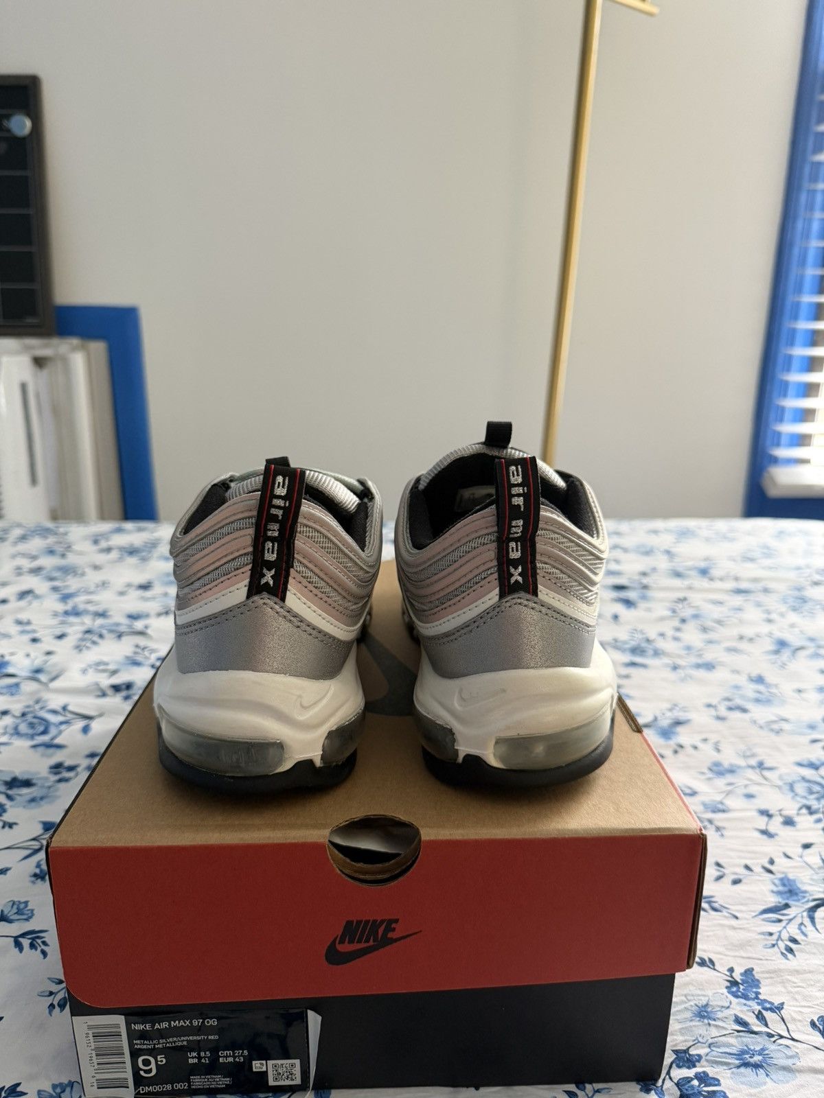 Nike Air Max 97 'Silver Bullet' 2022 Size US 9.5 / EU 42-43 - 6 Thumbnail