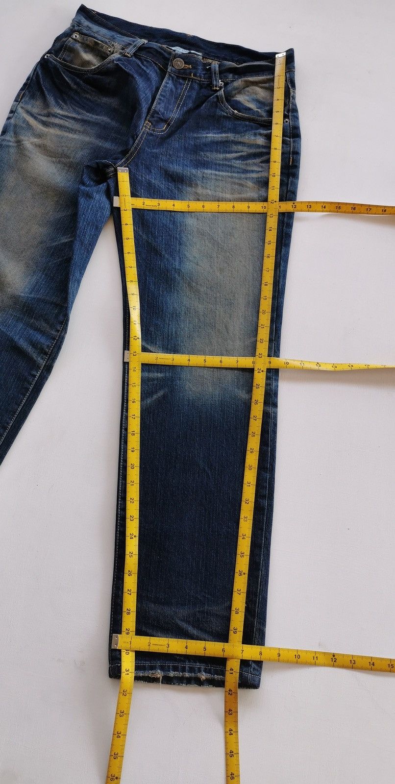 Isamu Katayama Backlash Krhyme Avalanche Mudwash Denim Jeans Size US 32 / EU 48 - 12 Thumbnail