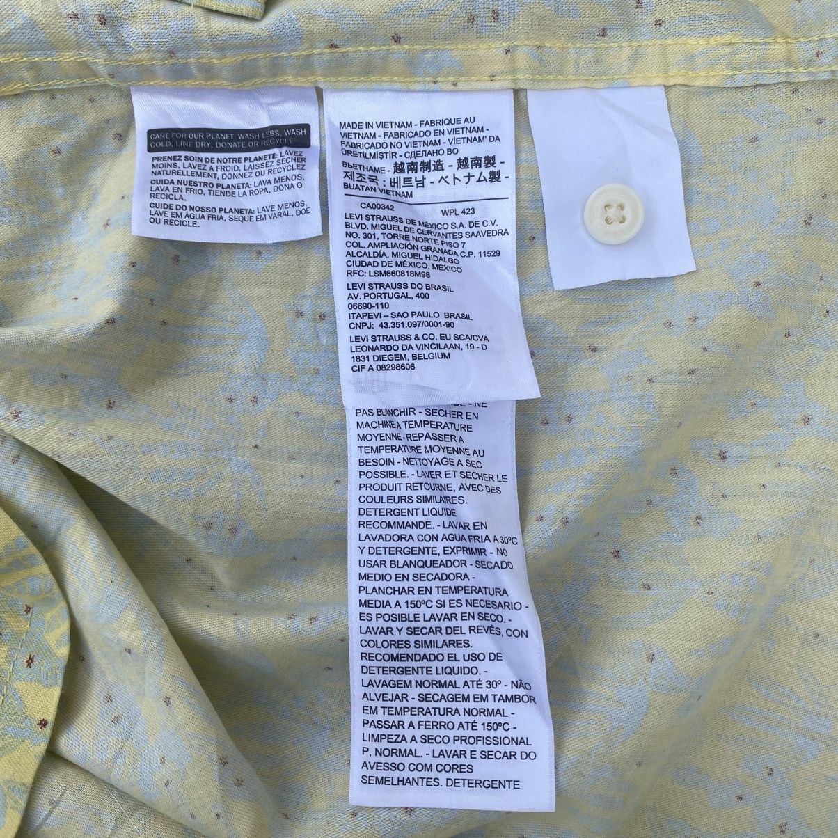Levi's Y2K Levis Soft Lyocell Hawaii Shirt Size US XXL / EU 58 / 5 - 7 Thumbnail
