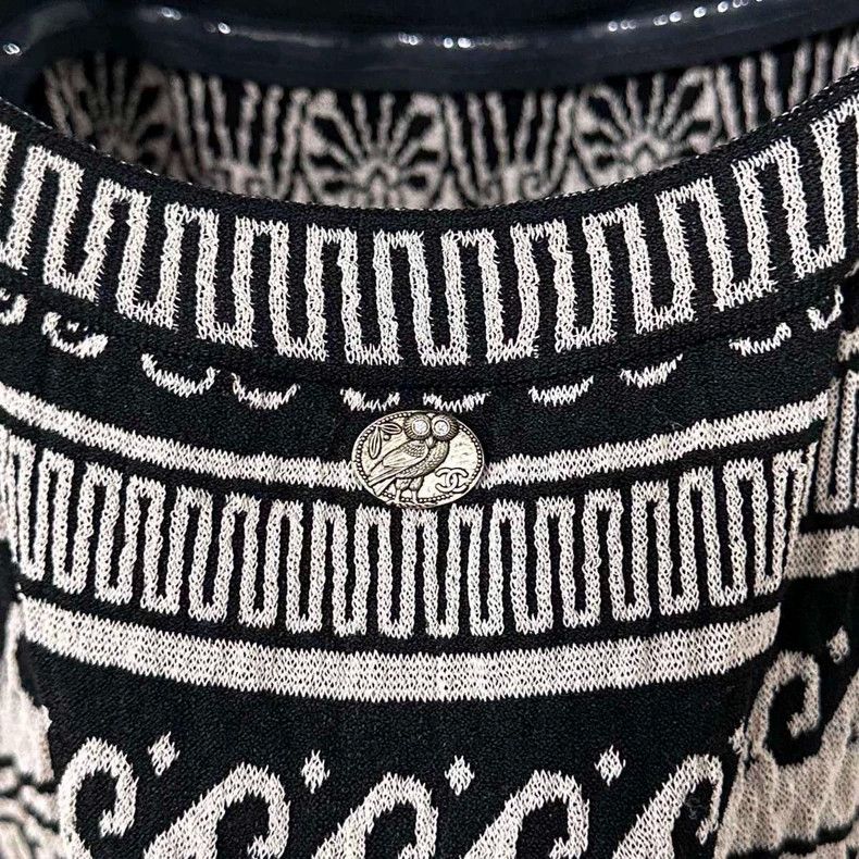 Chanel Chanel Greek series knitted dress 2504-Nextarrow Size XXS / US 00 / IT 34 - 3 Thumbnail