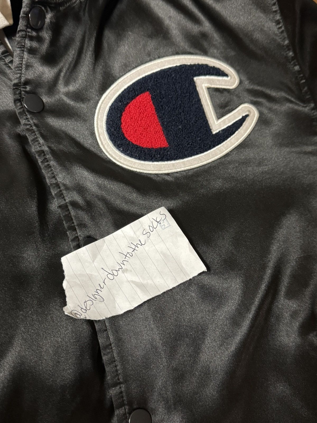 Champion × Supreme Supreme Champion Hooded Satin Varsity Jacket Size US M / EU 48-50 / 2 - 5 Thumbnail