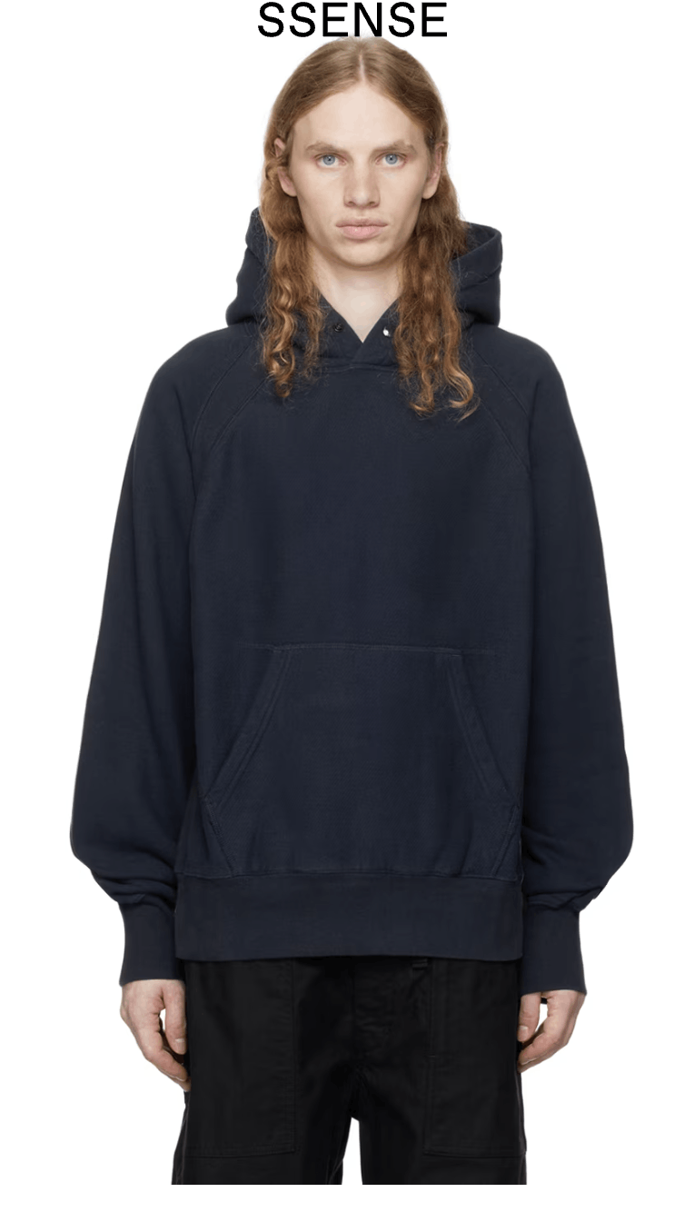 Engineered Garments Navy Raglan Hoodie Size US XXS / EU 40 - 6 Thumbnail