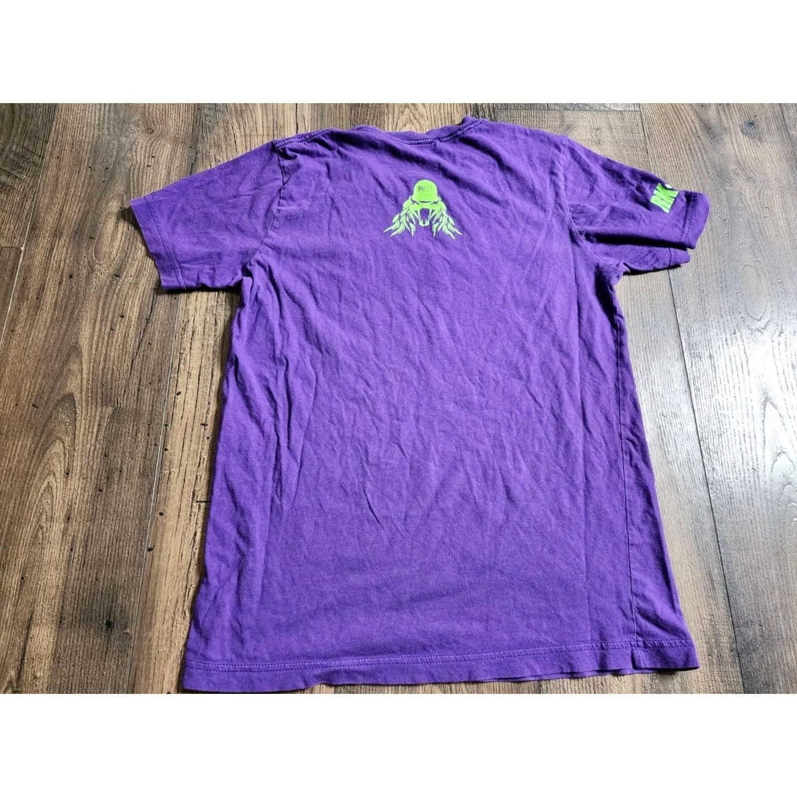 Vintage WWE Mens M Randy Orton Matt Riddle T-Shirt Purple Short Sleeve Crew Neck Boy? Size US M / EU 48-50 / 2 - 2 Thumbnail