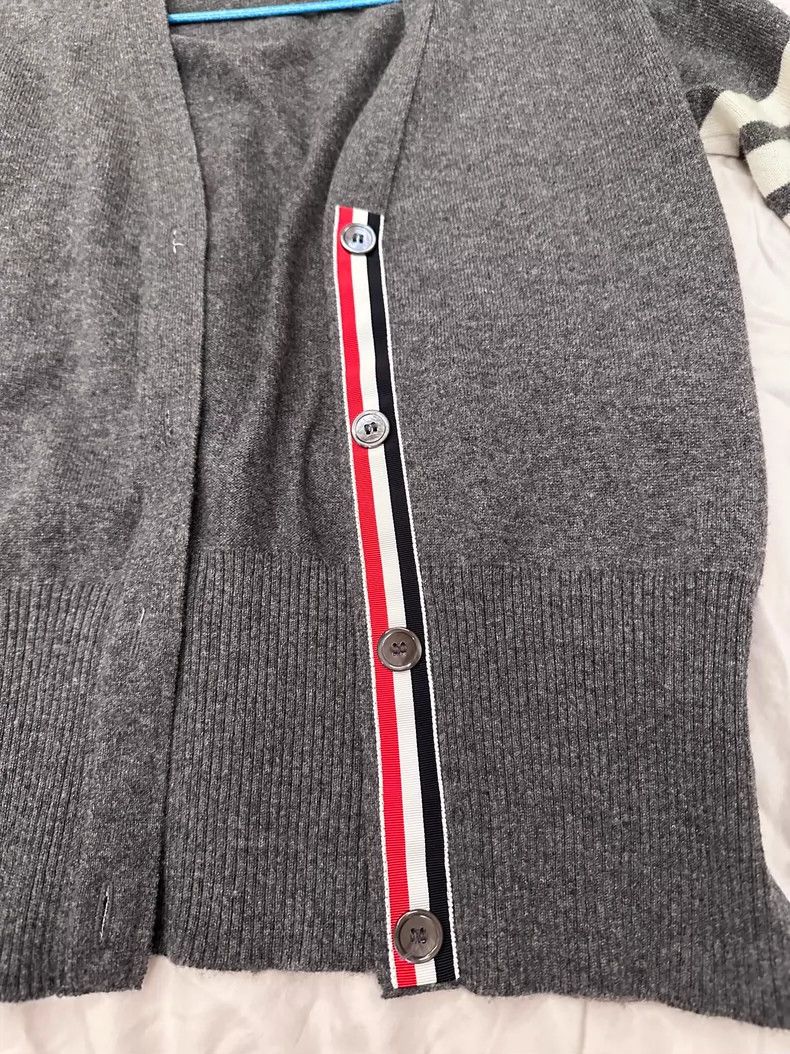 Thom Browne Thom browne Knitted cardigan jacket 2503-Nextarrow Size US S / EU 44-46 / 1 - 2 Thumbnail