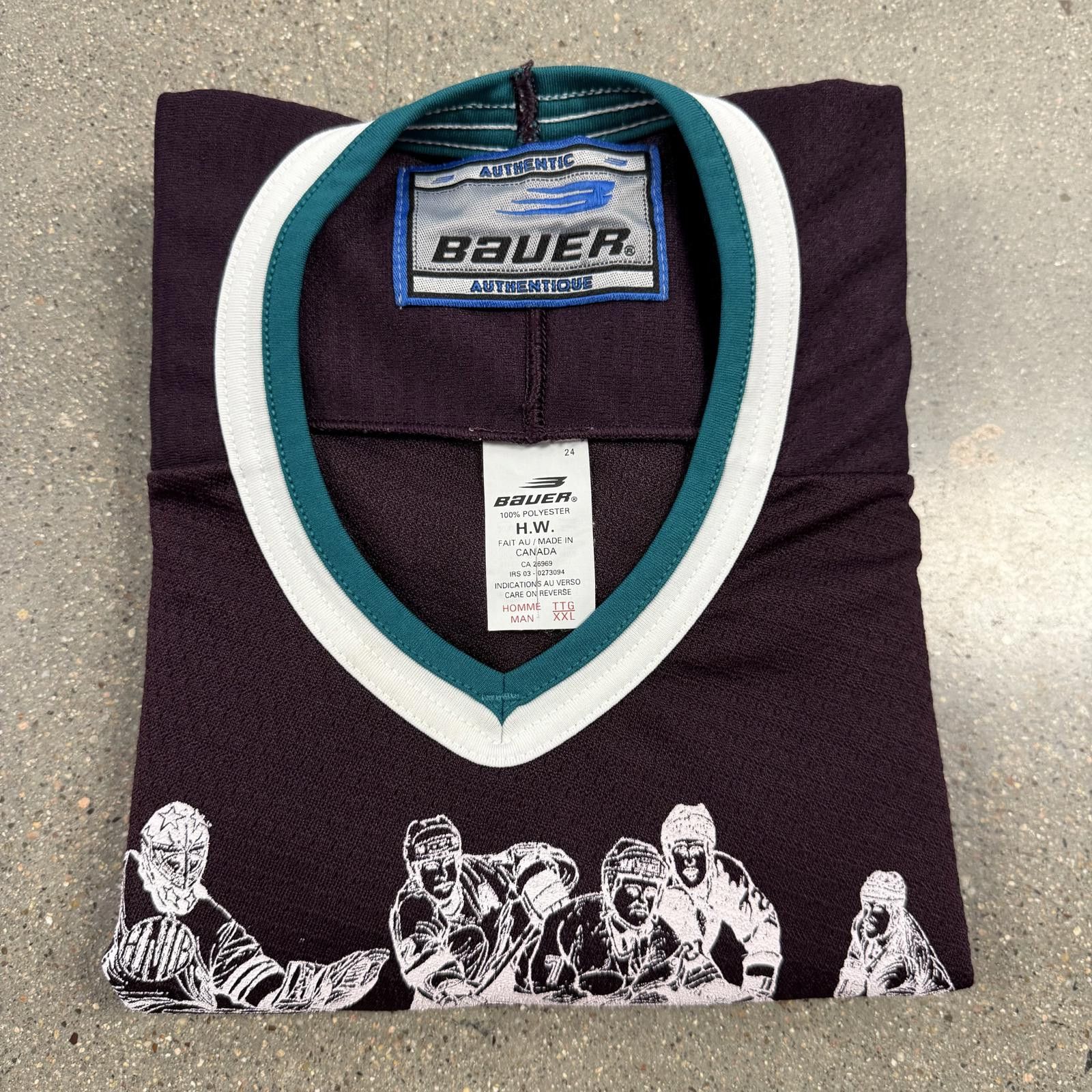 Eddie Bauer Vtg Bauer HNIB Soph Tournament Hockey Jersey - XXL Size US XXL / EU 58 / 5 - 9 Thumbnail