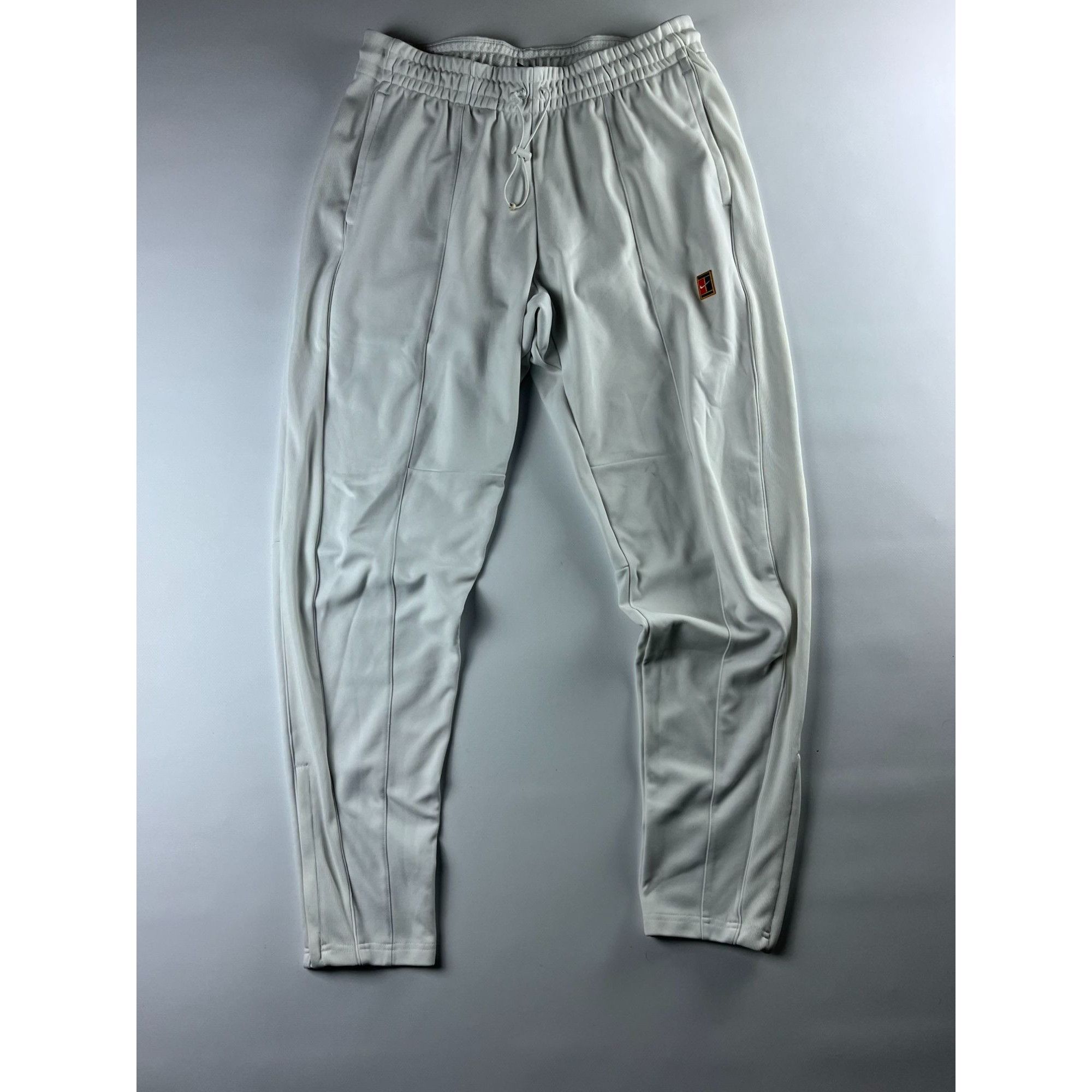 Nike × Vintage Nike Court White Track Pants Size US 33 - 1 Thumbnail