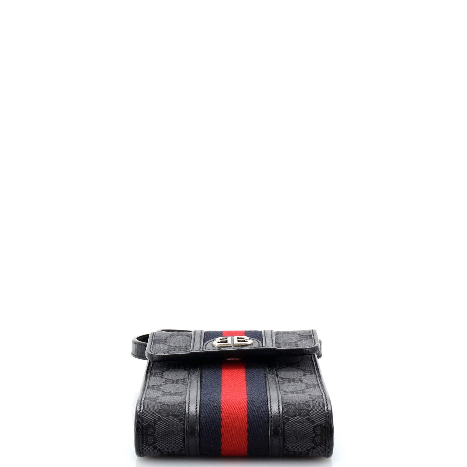 x Gucci The Hacker Project Web Phone Bag BB Canvas None