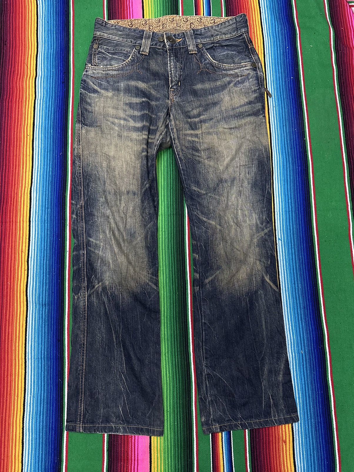 If Six Was Nine 💥edwin 503💥 Crazy Design Waist Navajo💥 Size US 31 - 7 Thumbnail