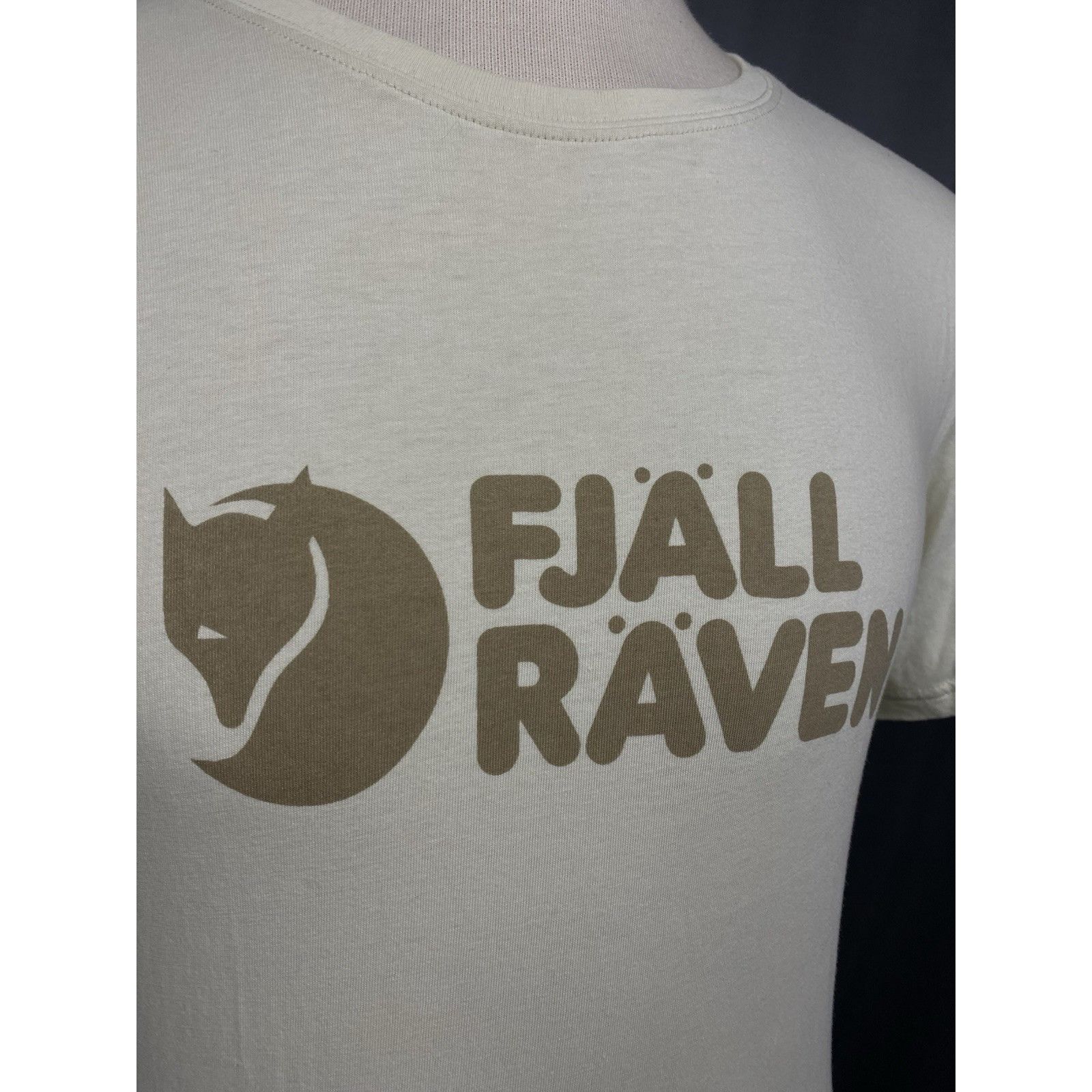 Fjallraven Fjallraven Big Logo Men's Beige T-Shirt Size M Size US M / EU 48-50 / 2 - 8 Thumbnail