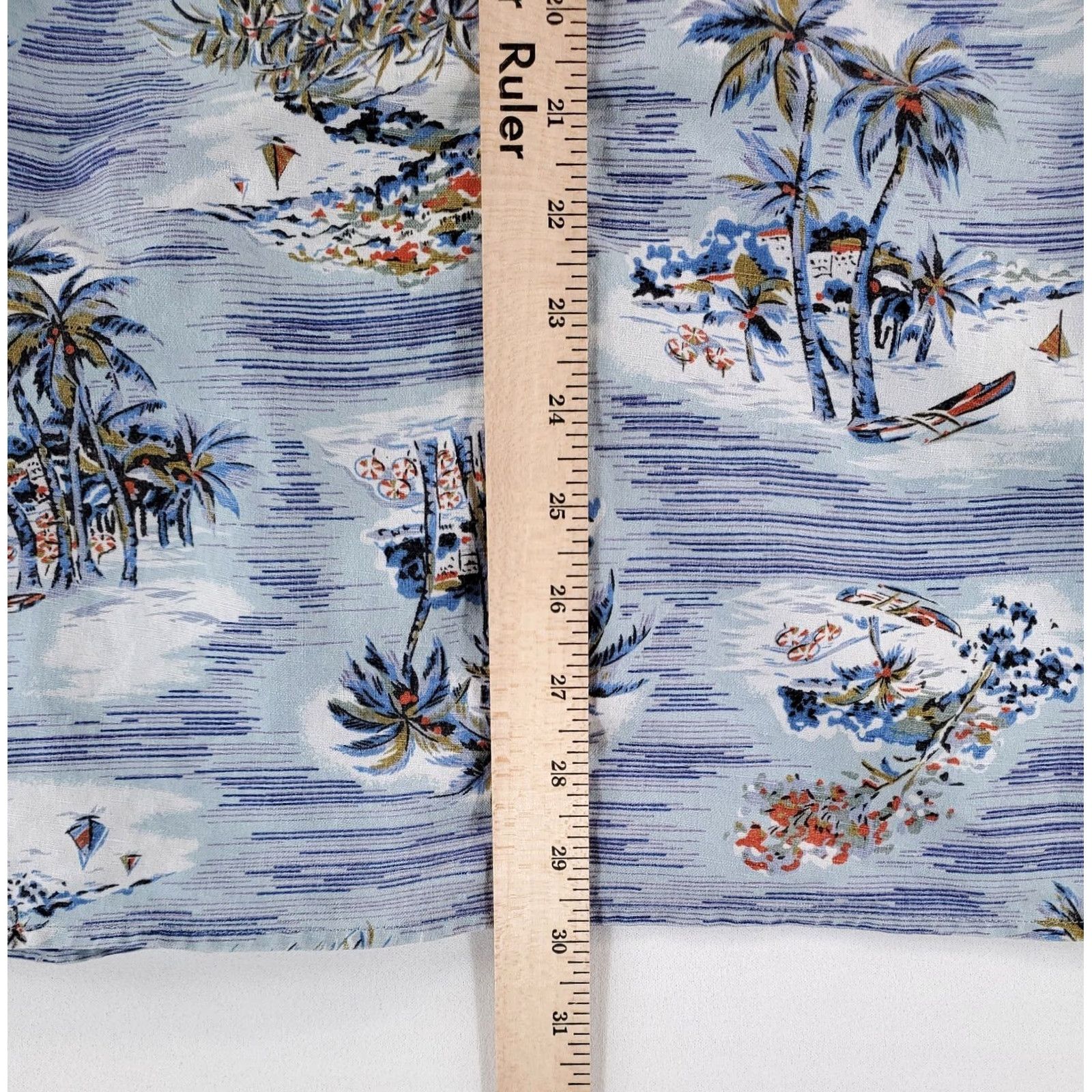 Eddie Bauer Eddie Bauer Hawaiian Shirt Short Sleeve Linen Blend Blue Mens M Palm Trees Hawaii Shirt Mens M Size US M / EU 48-50 / 2 - 4 Thumbnail